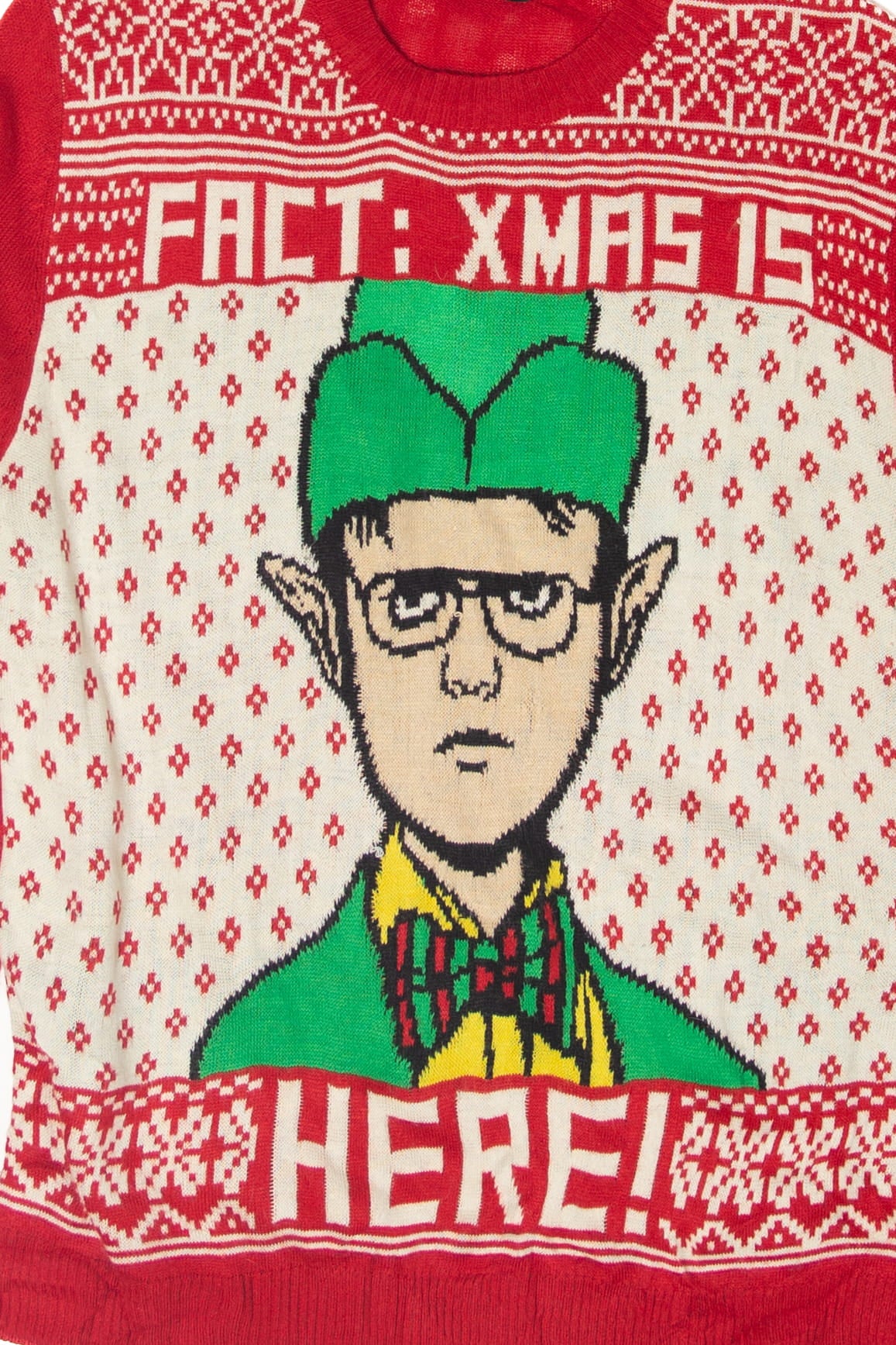 The Office Dwight "Fact: Xmas Is Here" Ugly Christmas Sweater