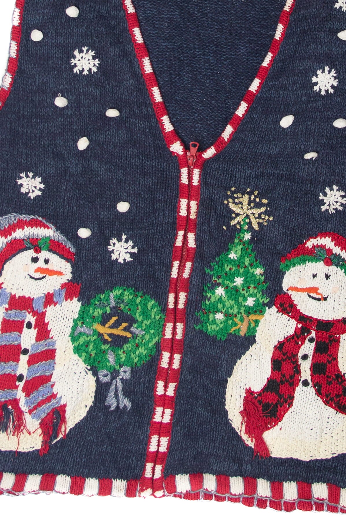 Vintage Tiara Ugly Christmas Vests (2000s)