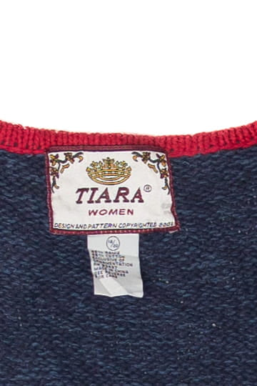 Vintage Tiara Ugly Christmas Vests (2000s)