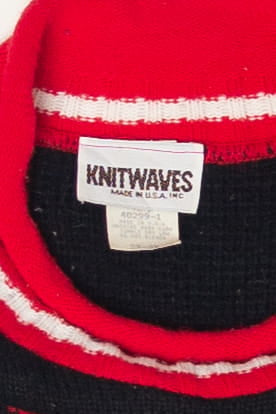 Knitwaves Wreath Ugly Christmas Pullover