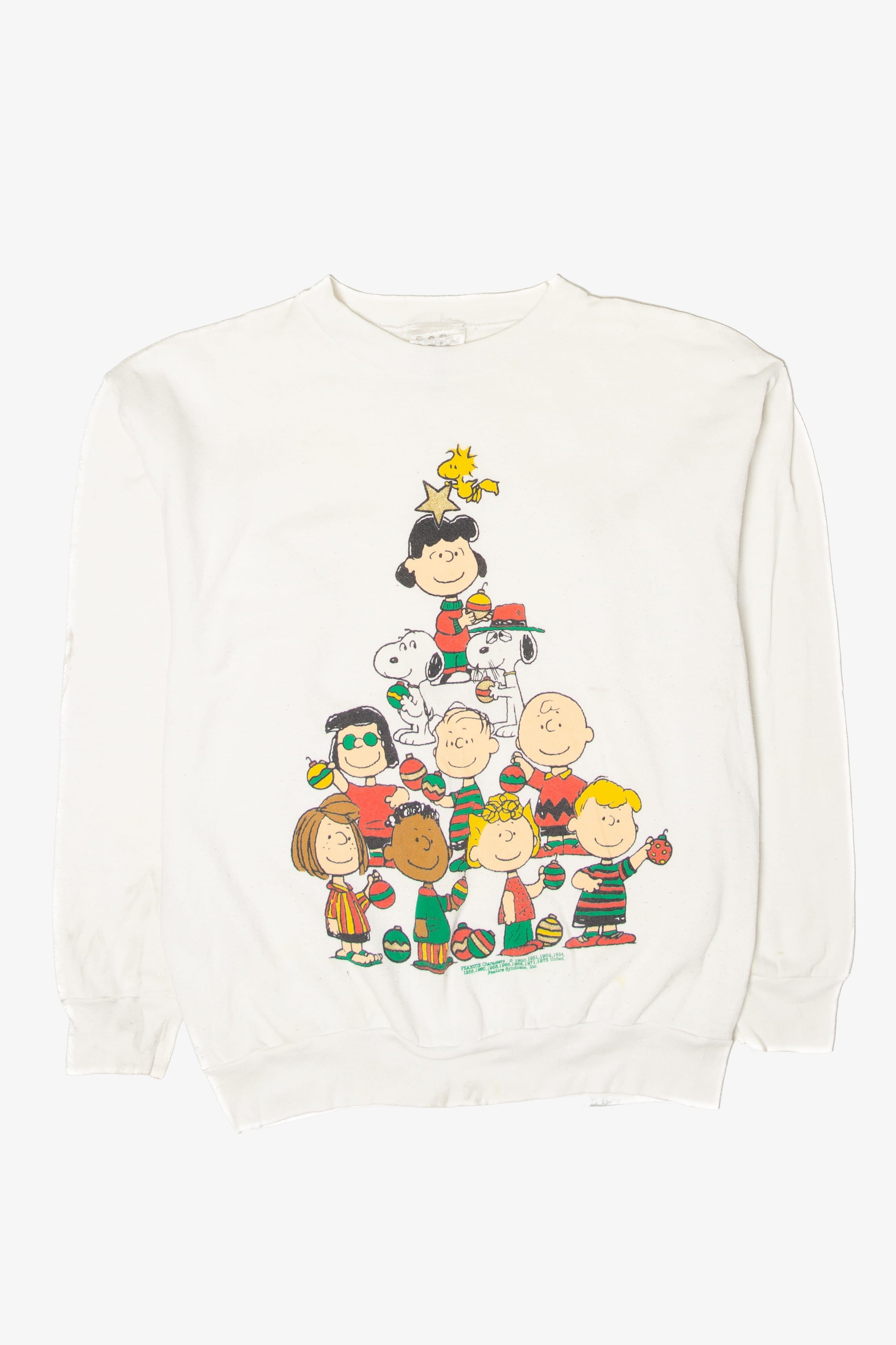Vintage Peanuts Ugly Christmas Sweaters (1990s)