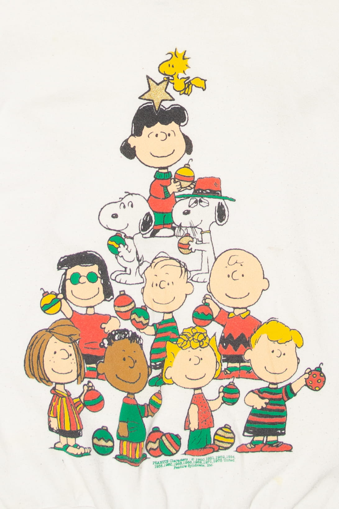 Vintage Peanuts Ugly Christmas Sweaters (1990s)