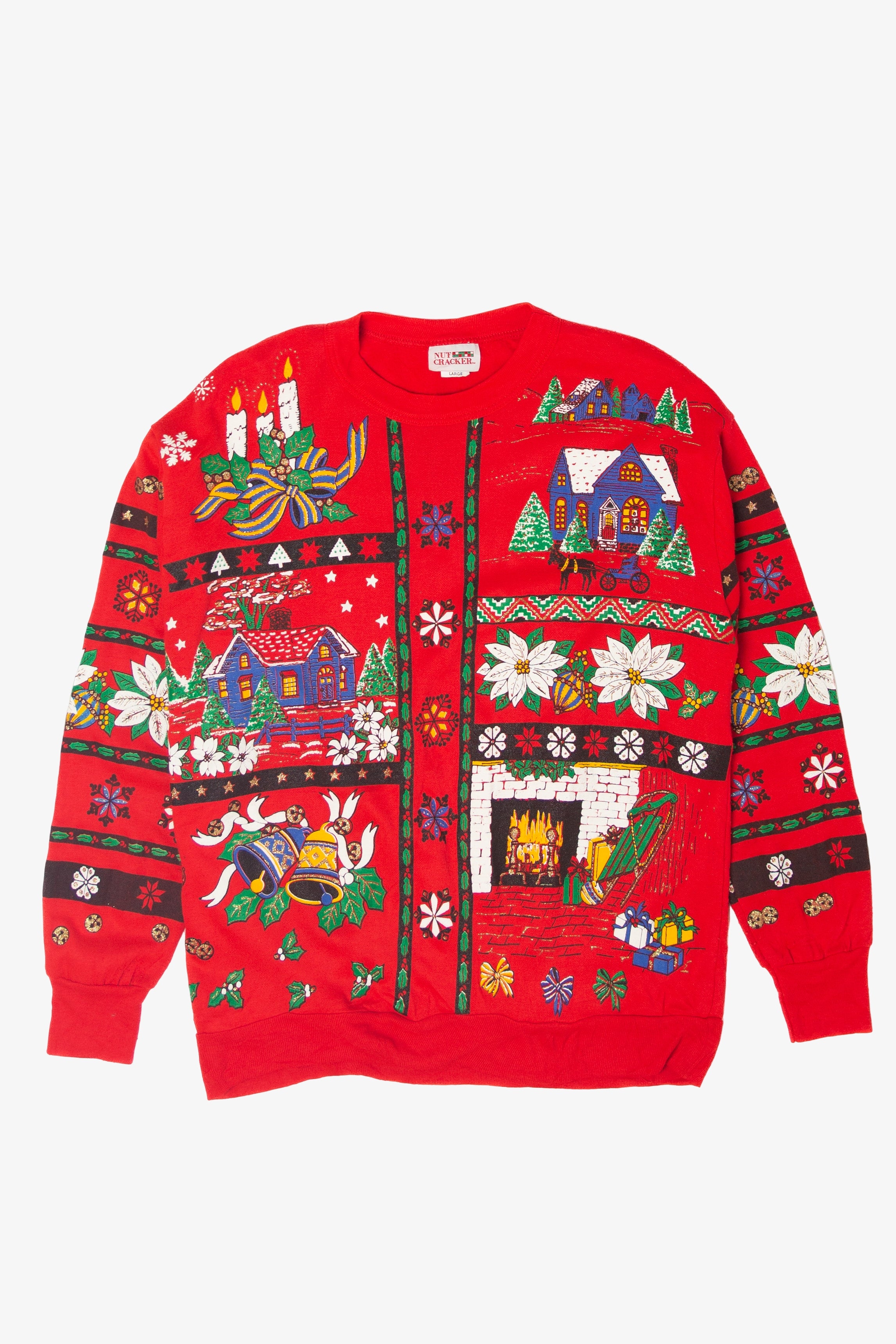 Vintage Nutcracker Ugly Christmas Sweatshirts (1980s)