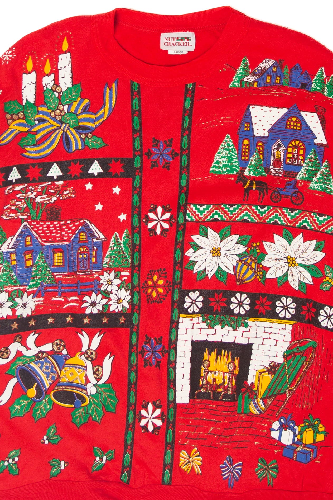 Vintage Nutcracker Ugly Christmas Sweatshirts (1980s)