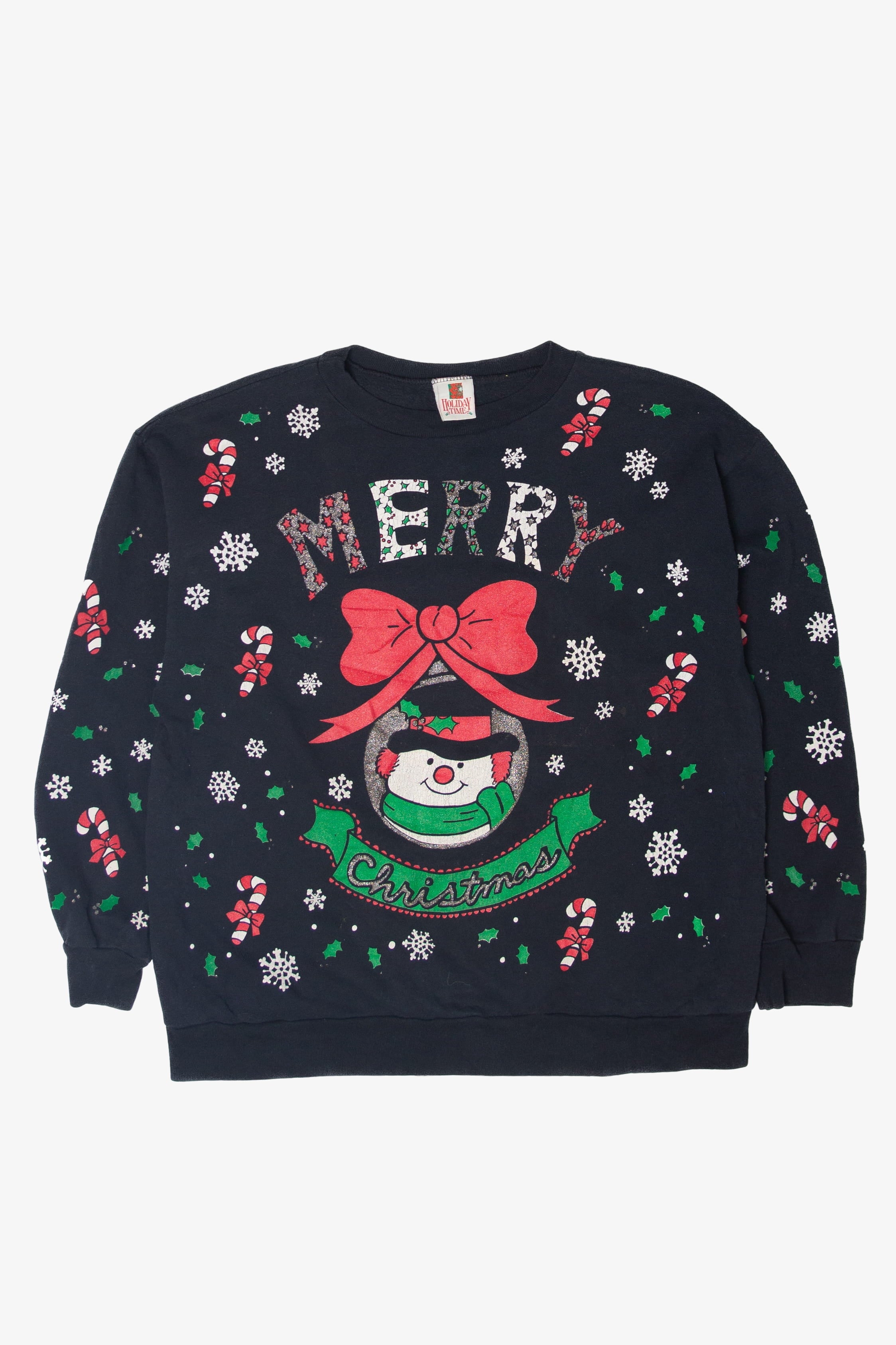 Vintage Snowman Ugly Christmas Sweatshirts (1980s)