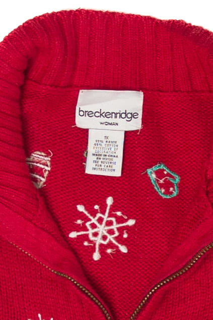 Beckenridge Snowman Ugly Christmas Vest
