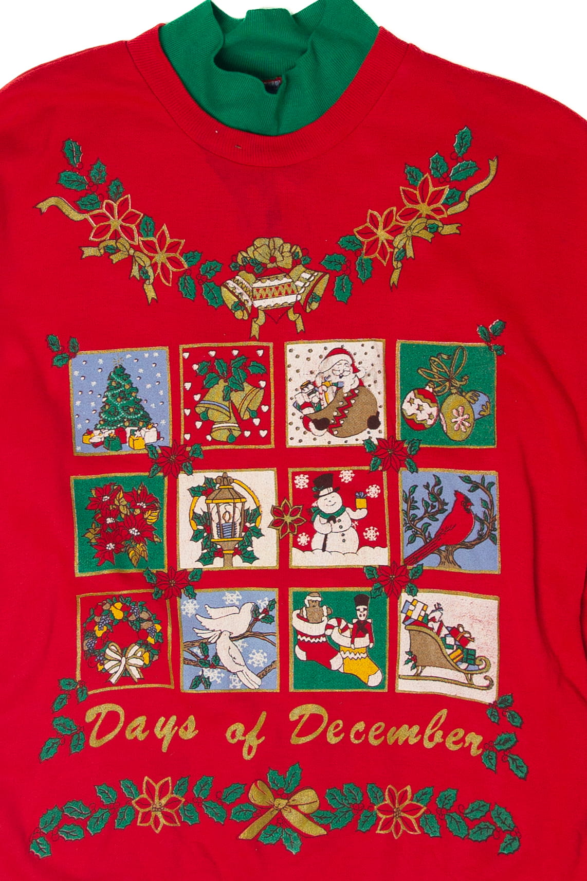 Vintage Classic Blues Ugly Christmas Sweater (1980s)