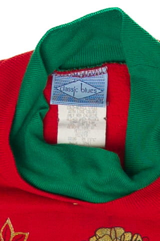 Vintage Classic Blues Ugly Christmas Sweater (1980s)