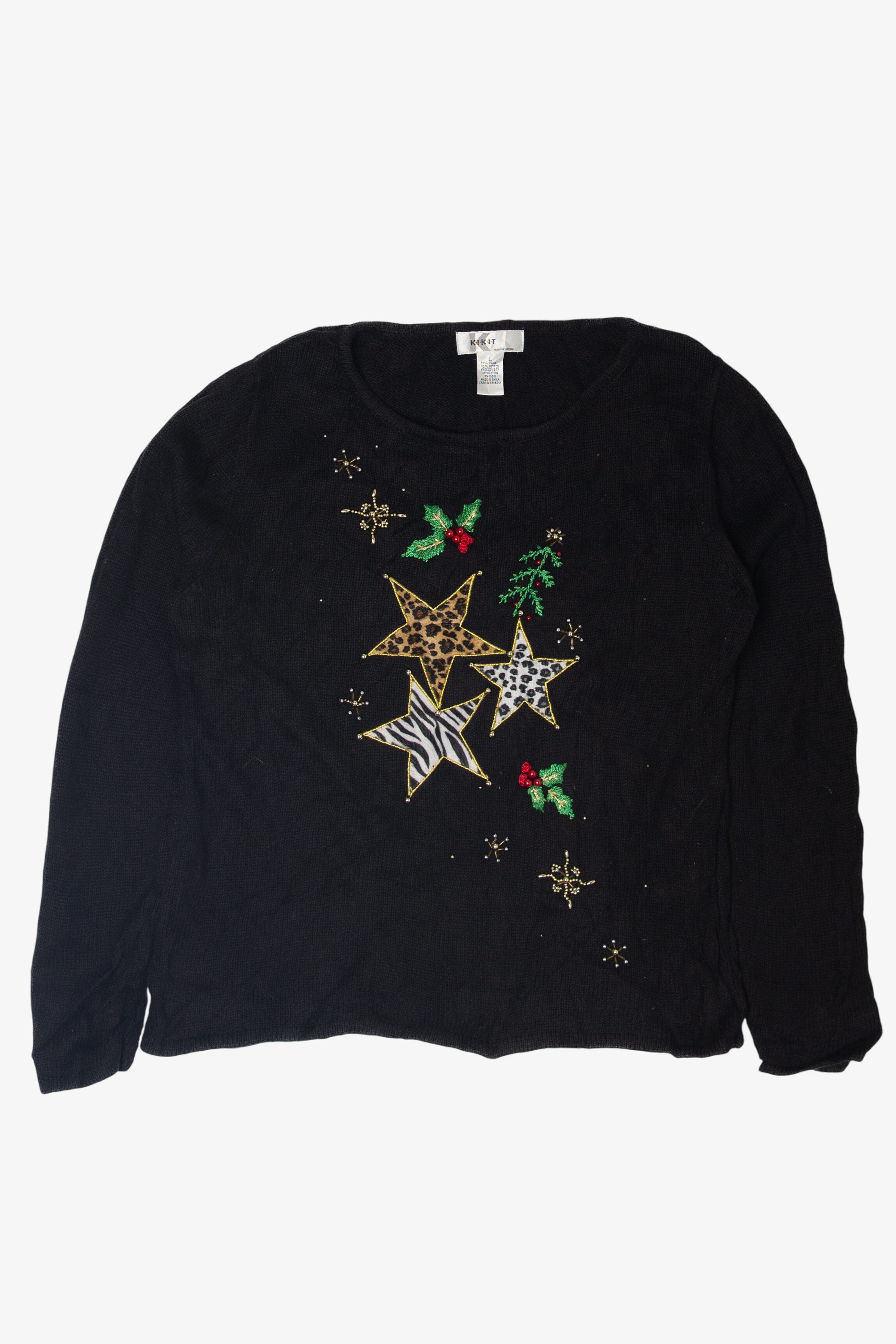 Vintage Stars Ugly Christmas Sweater (2010s)