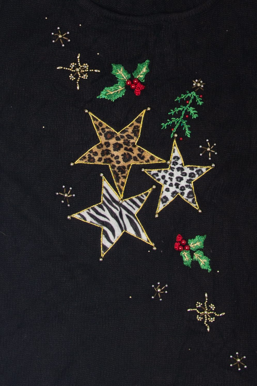 Vintage Stars Ugly Christmas Sweater (2010s)