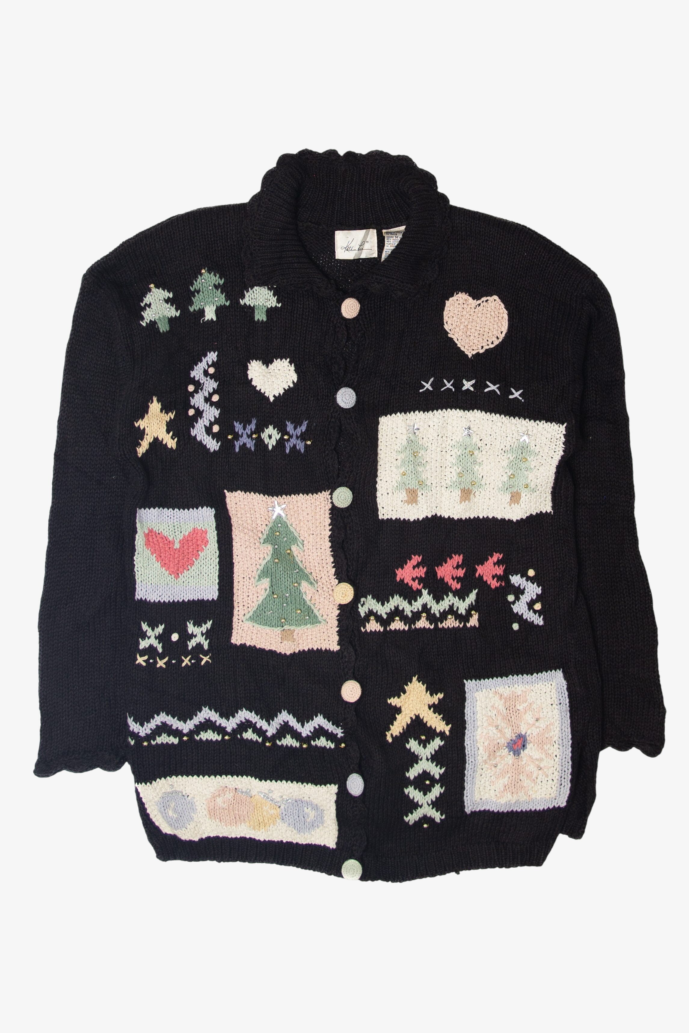 Vintage Kathie Lee Ugly Christmas Cardigan (1990s)
