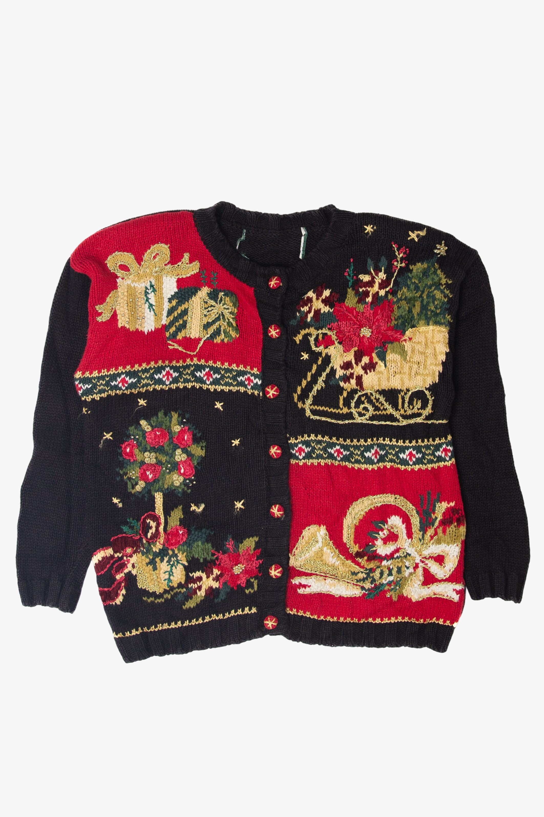 Vintage Ugly Christmas Cardigan (1990s)
