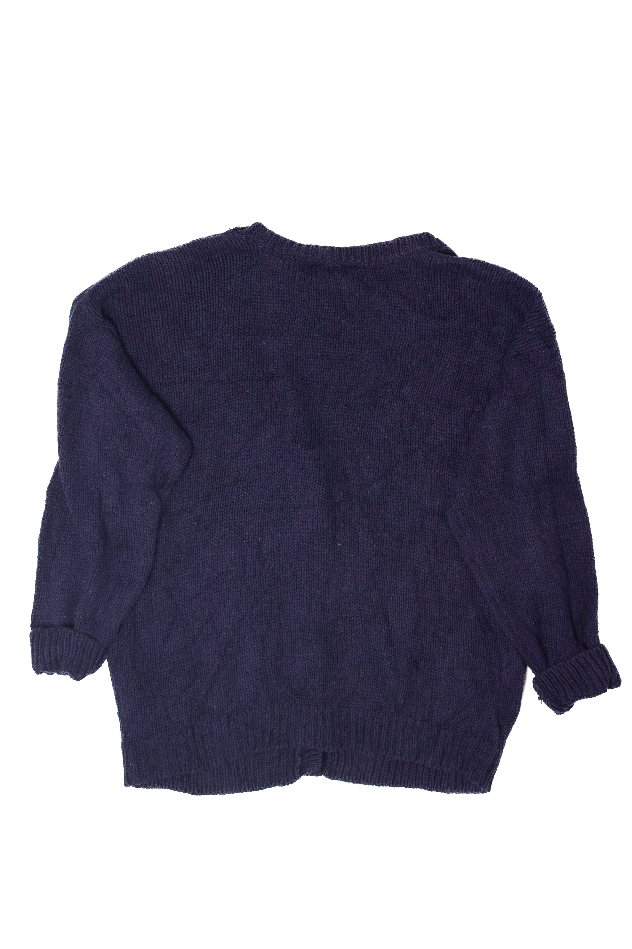 Vintage Hand Knit Erika Ugly Christmas Cardigans (1990s)