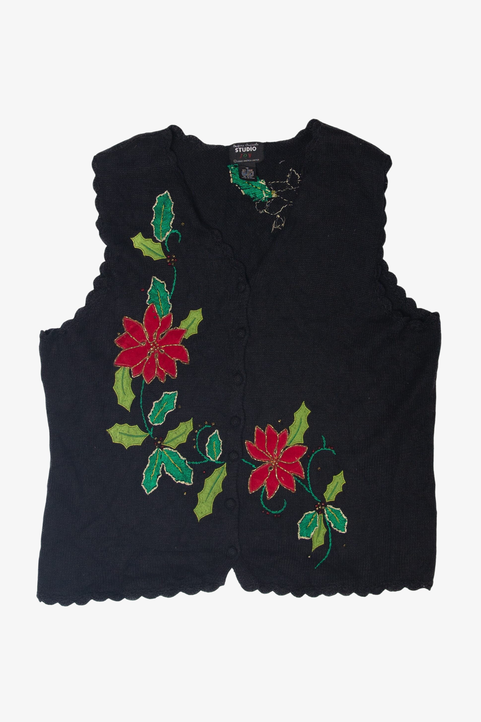 Vintage Studio Joy Ugly Christmas Vest (1990s)