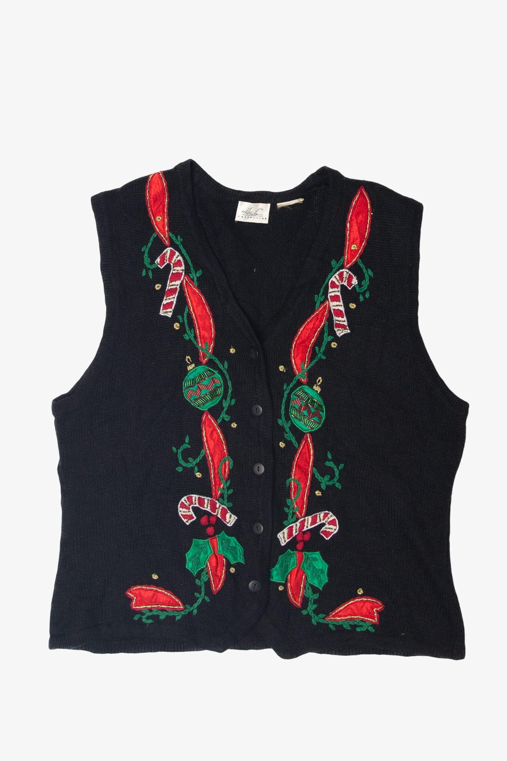 Vintage Kathie Lee Ugly Christmas Vest (1990s)