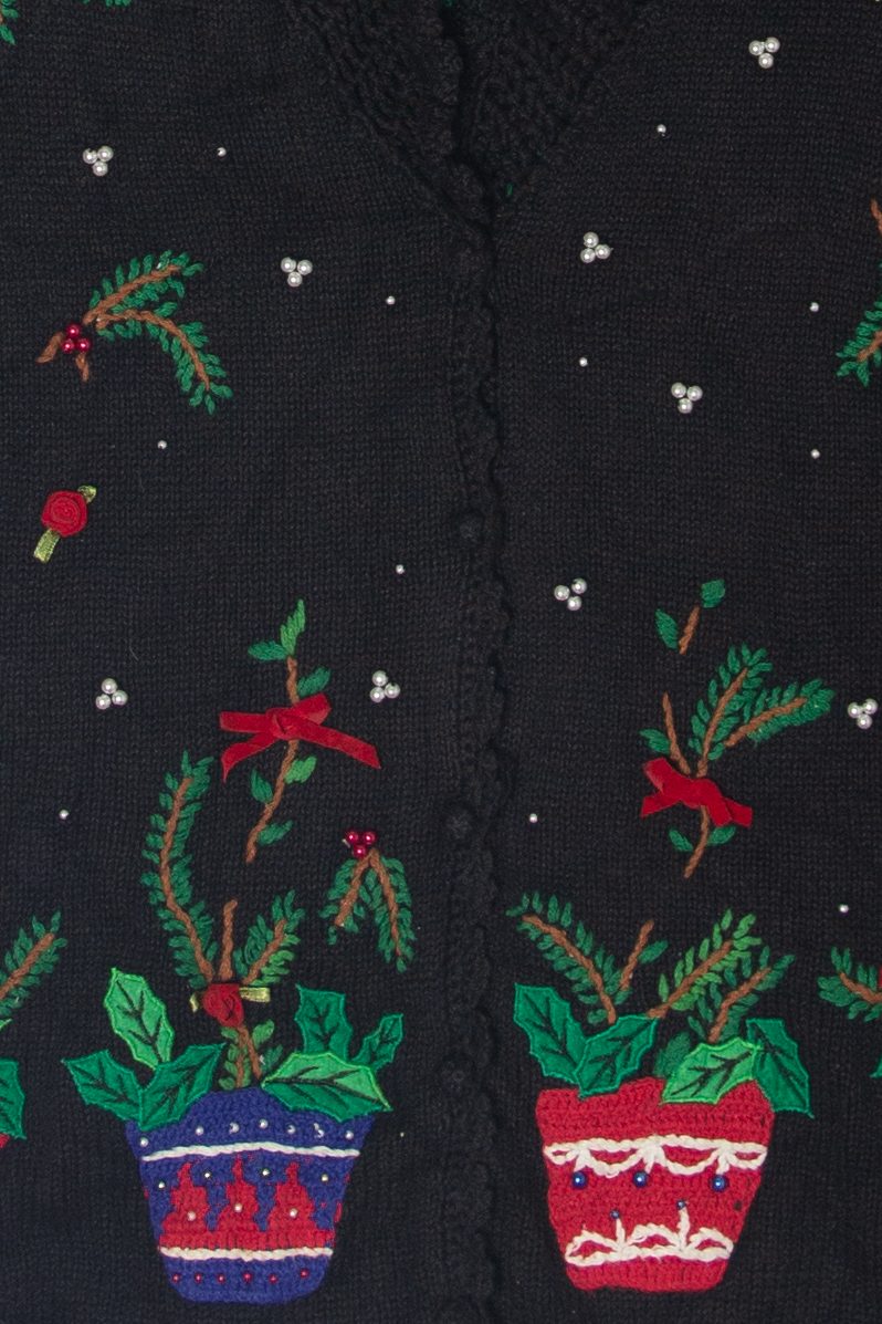 Vintage Hampshire Studio Ugly Christmas Vest (1990s)