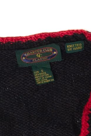 Vintage Hand Knit Ugly Christmas Cardigans (1990s)