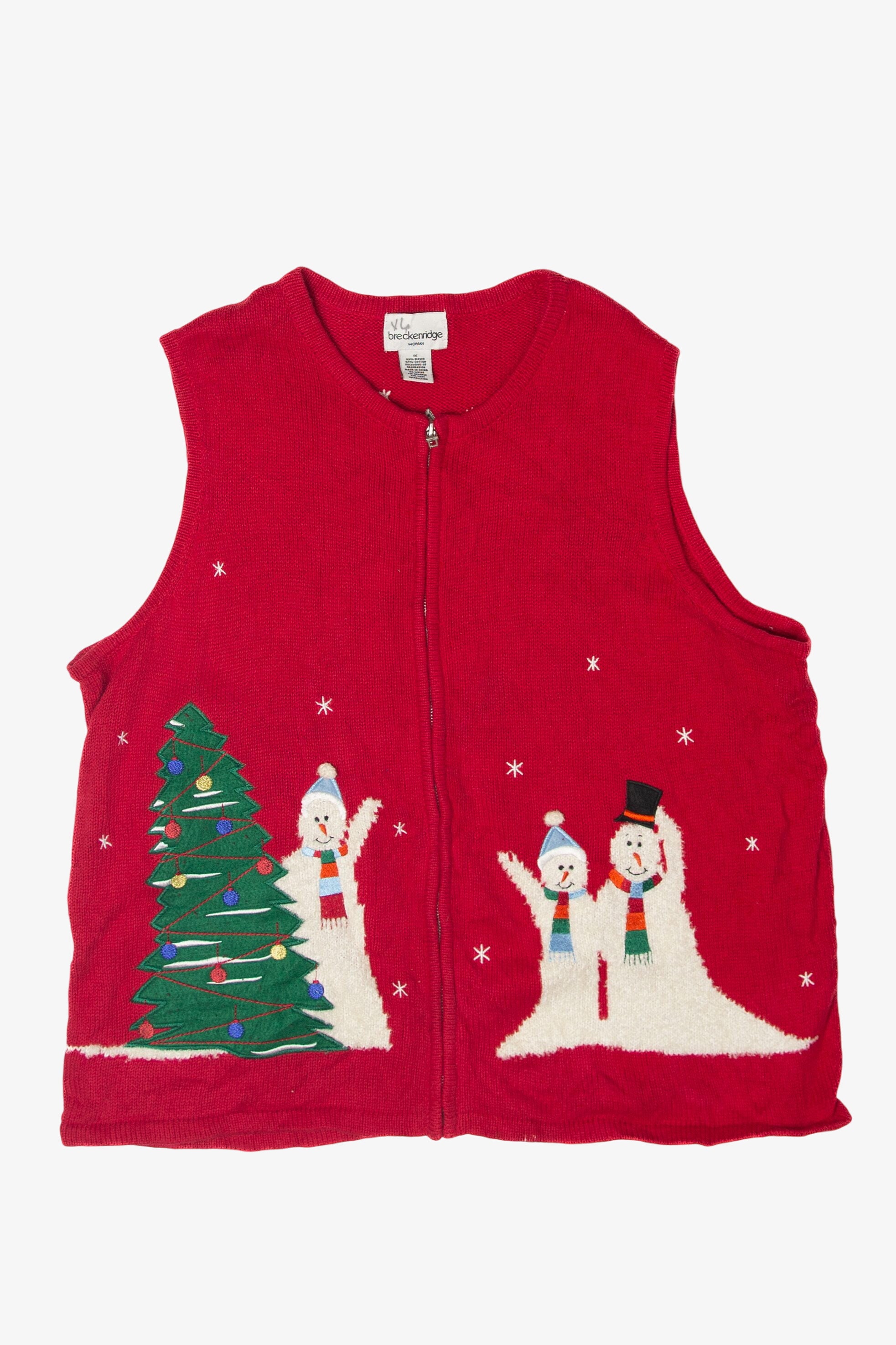 Vintage Breckenridge Ugly Christmas Vest (1990s)