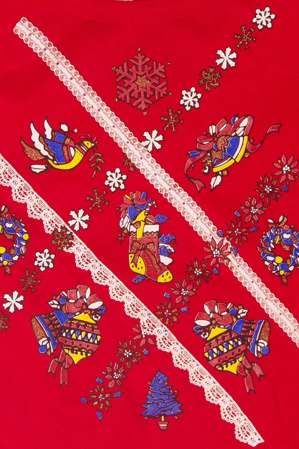 Vintage Christmas On Mainstreet Ugly Christmas Sweatshirts (1980s)