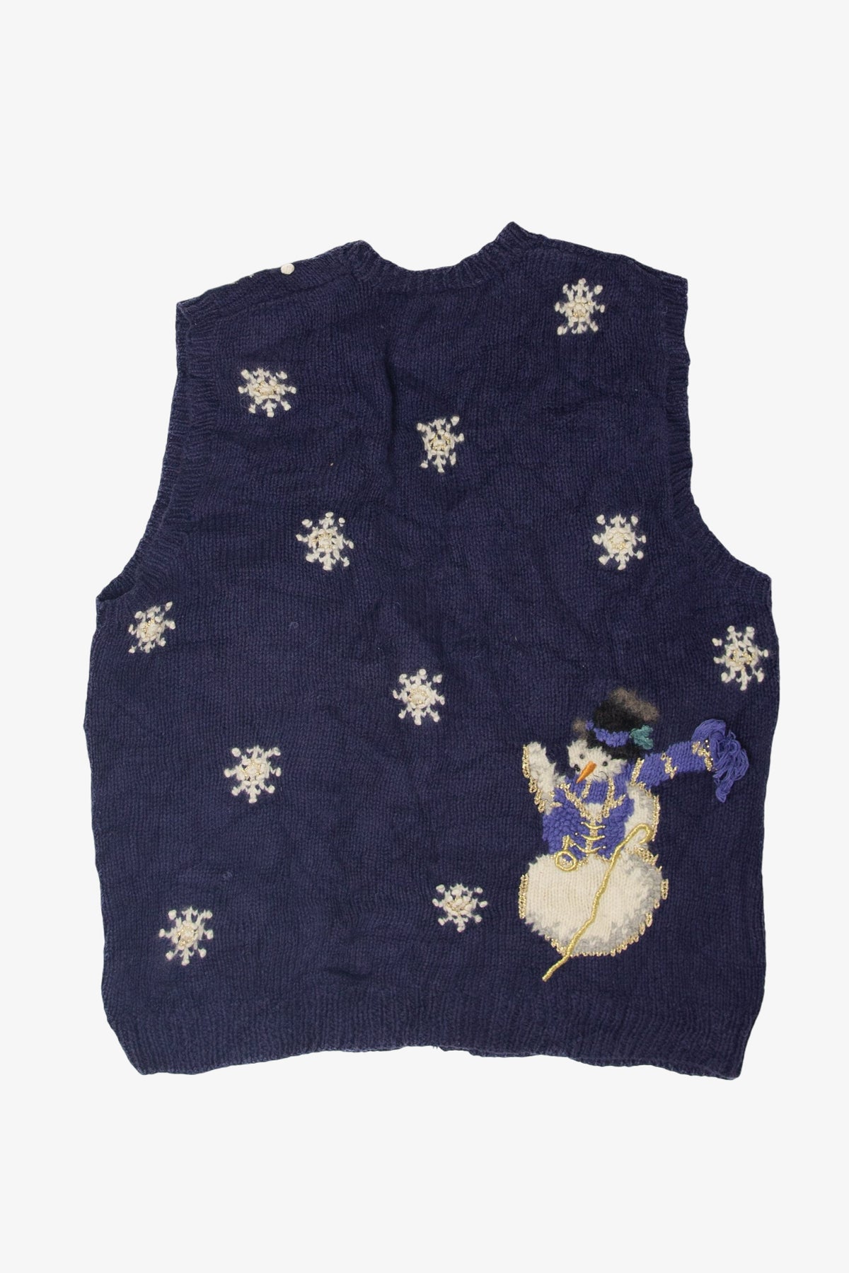 Vintage Snowmen Ugly Christmas Vest (1990s)