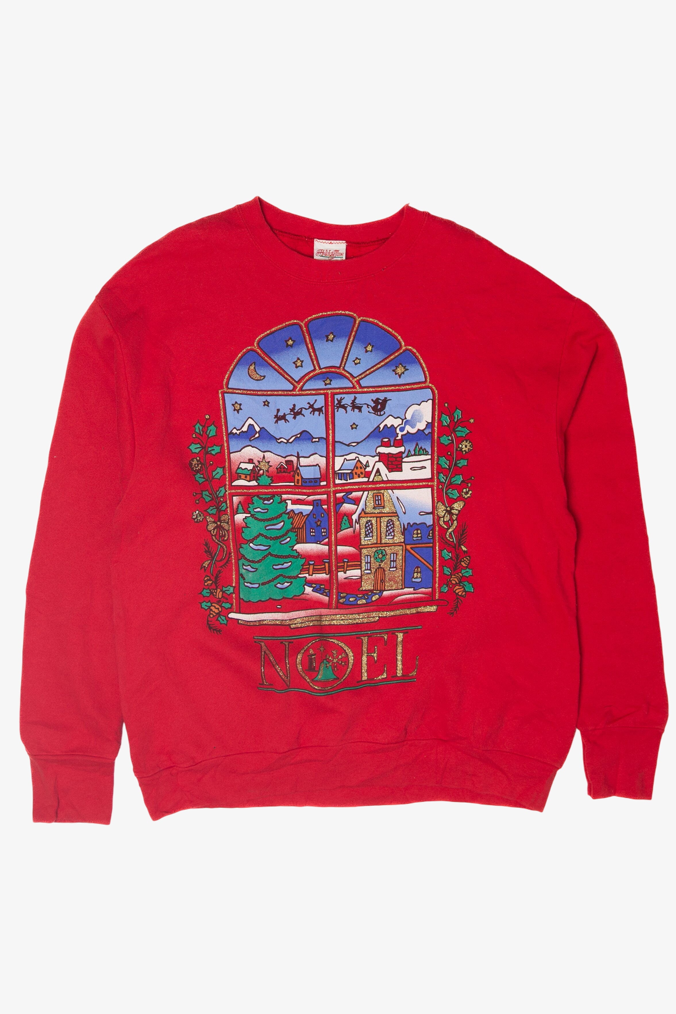 Vintage Noel Ugly Christmas Sweatshirts (1990s)