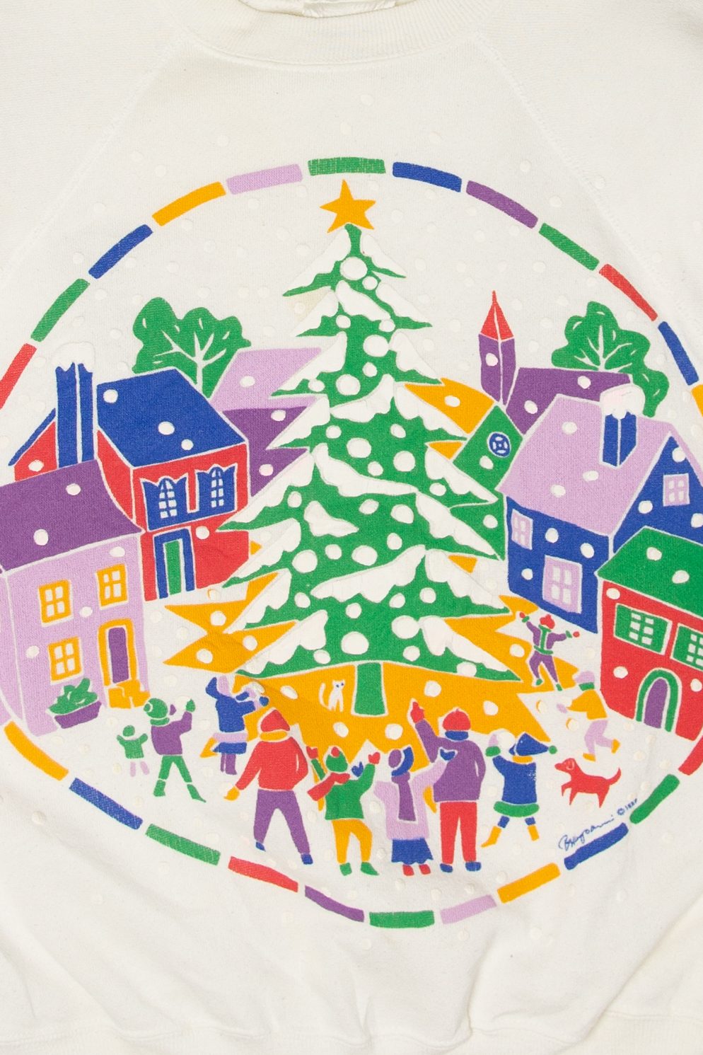 Vintage Design Zone Ugly Christmas Sweater (1990s)