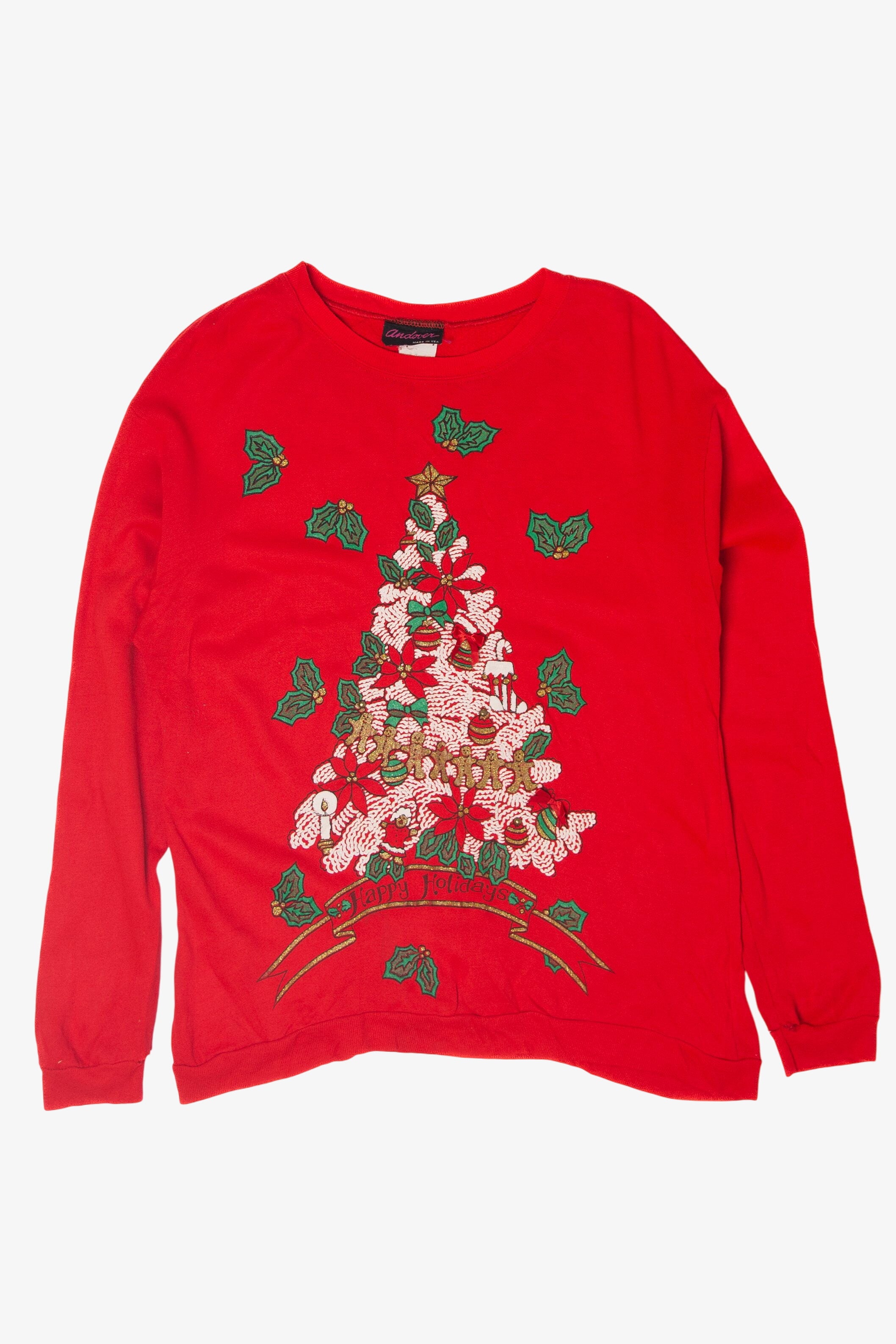 Vintage Andover Ugly Christmas Sweatshirts (1990s)
