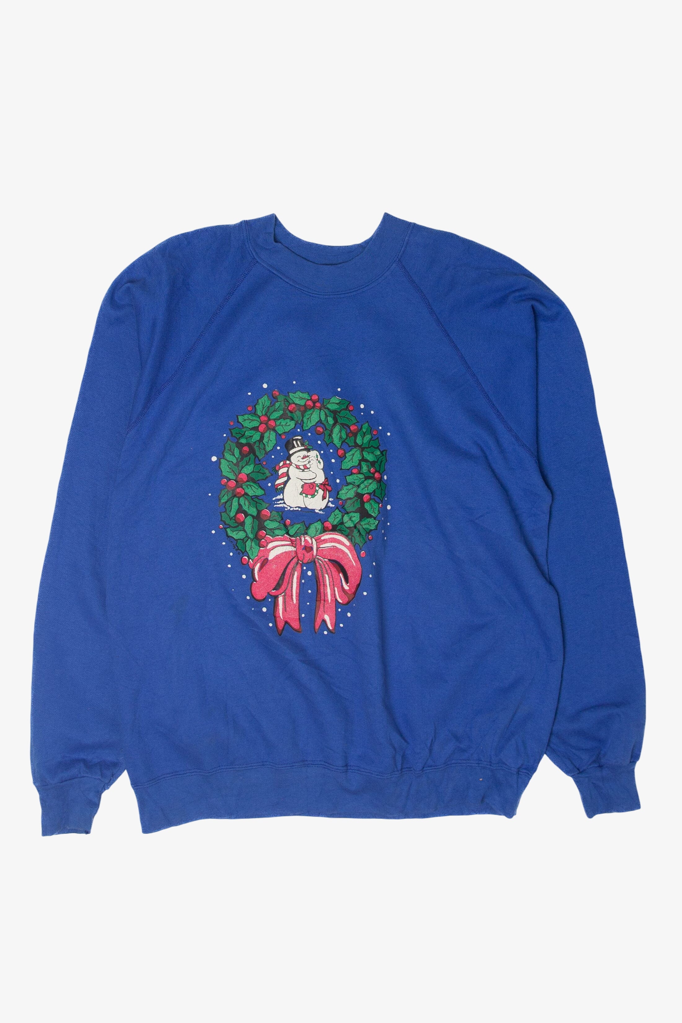 Vintage Snowmen Ugly Christmas Sweatshirts (1990s)