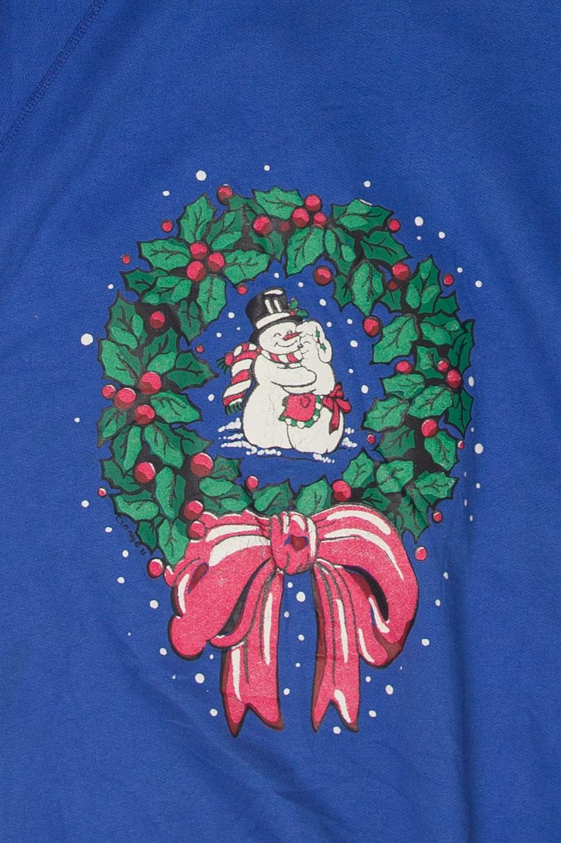 Vintage Snowmen Ugly Christmas Sweatshirts (1990s)