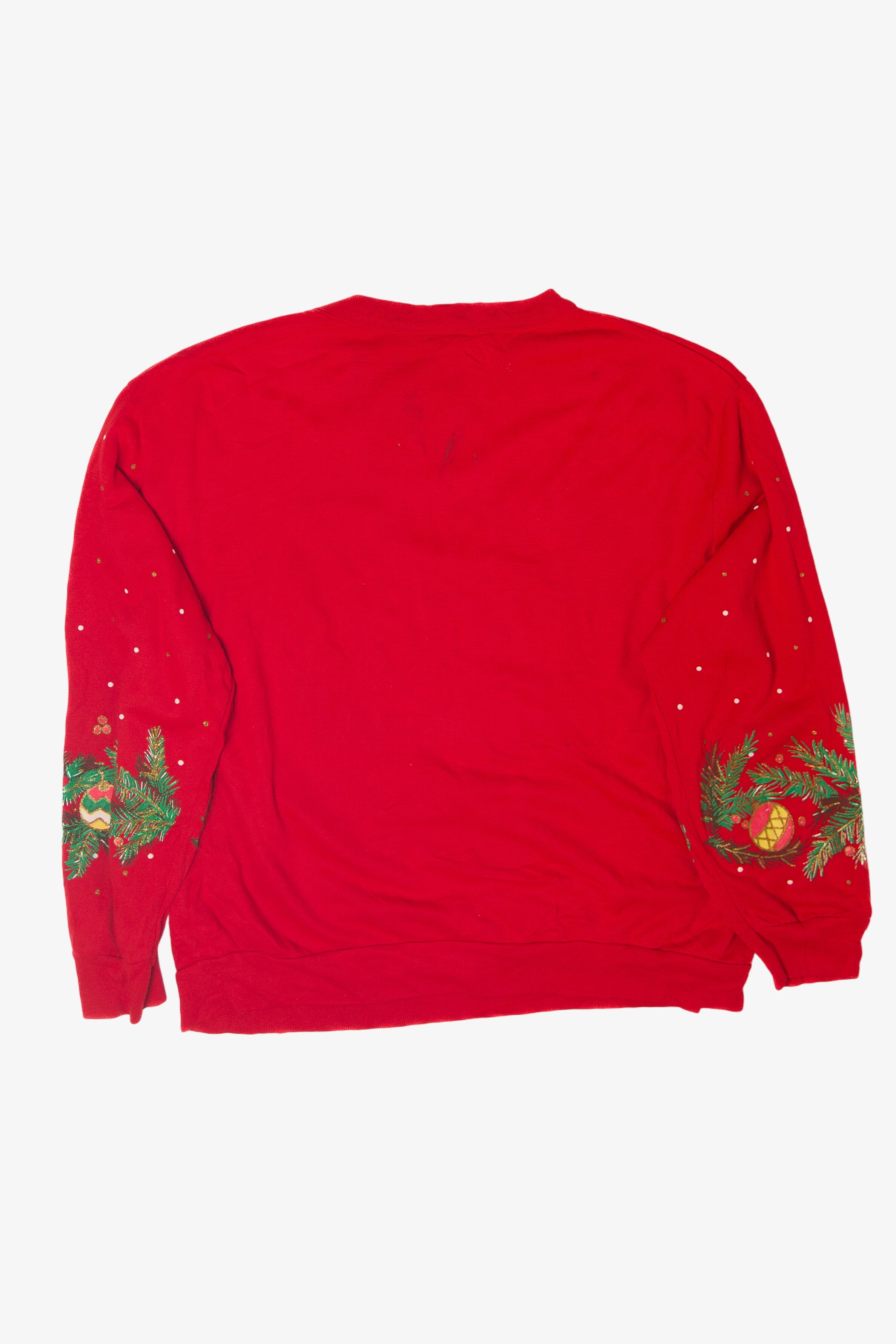 Vintage Kitties Ugly Christmas Sweatshirts (1980s)