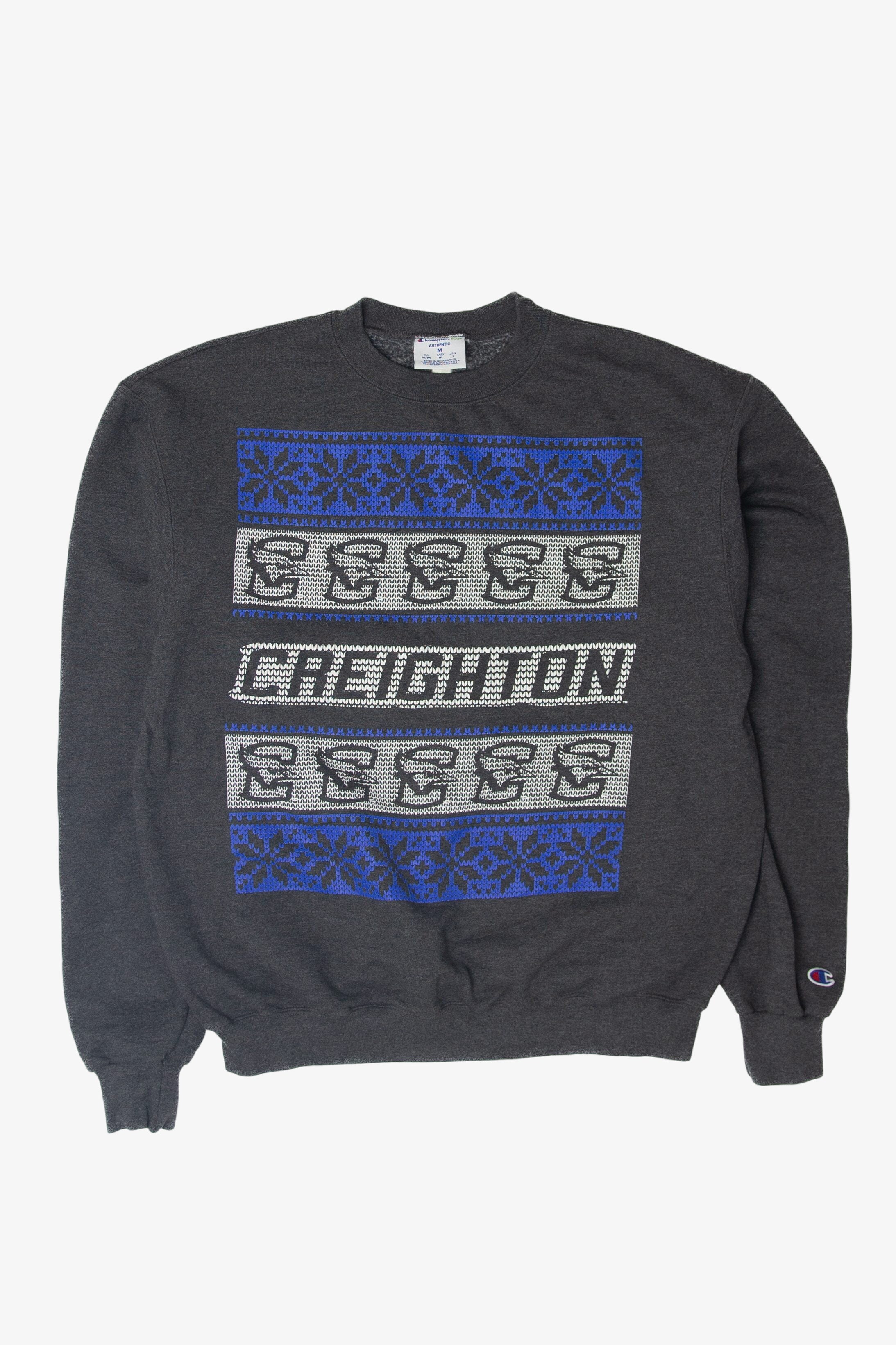 Vintage Creighton University Ugly Christmas Sweatshirts (2010s)