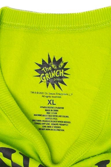 Modern Grinch "Naughty" Ugly Christmas Sweatshirts (2020s)