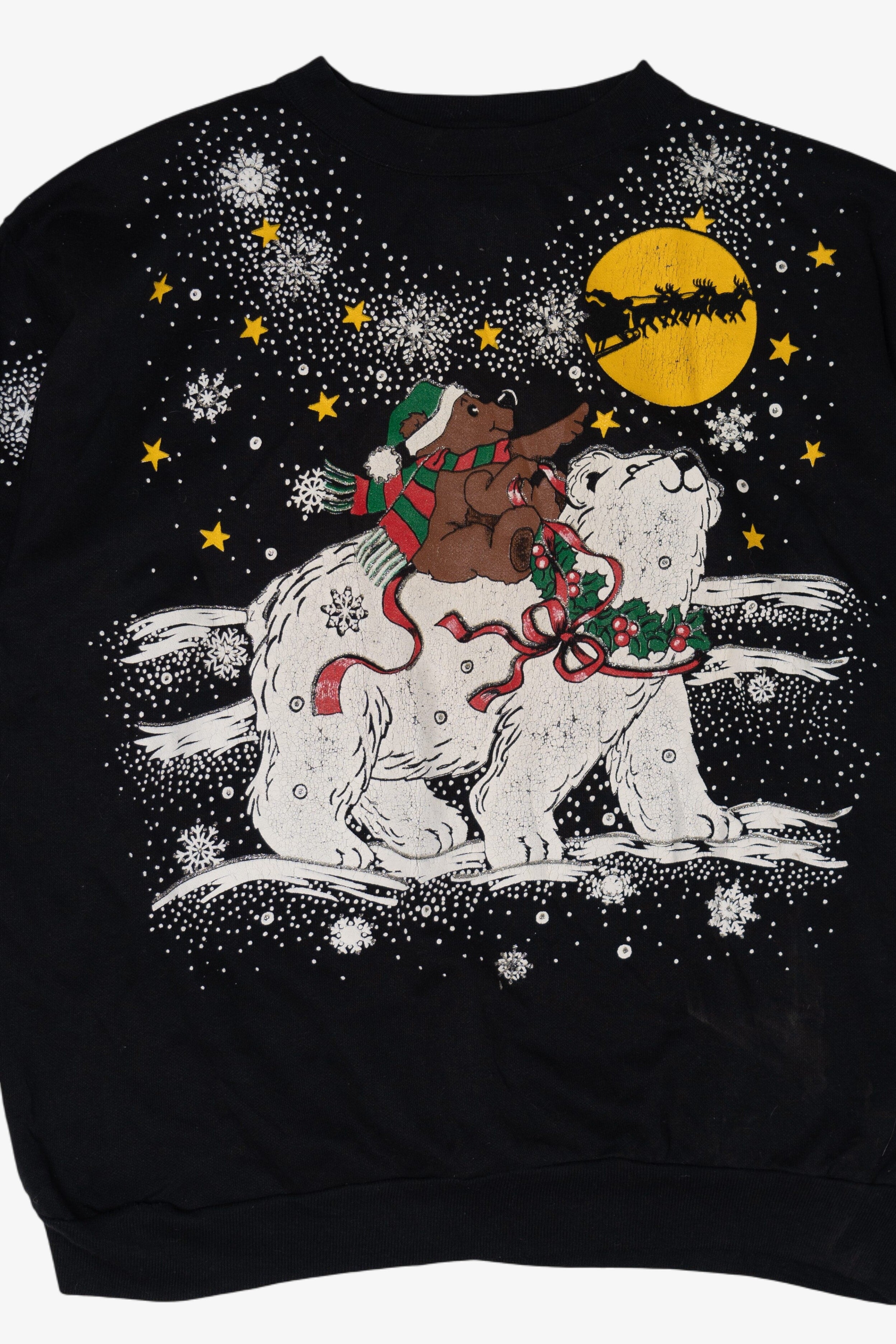 Vintage Bears Ugly Christmas Pullovers (1990s)