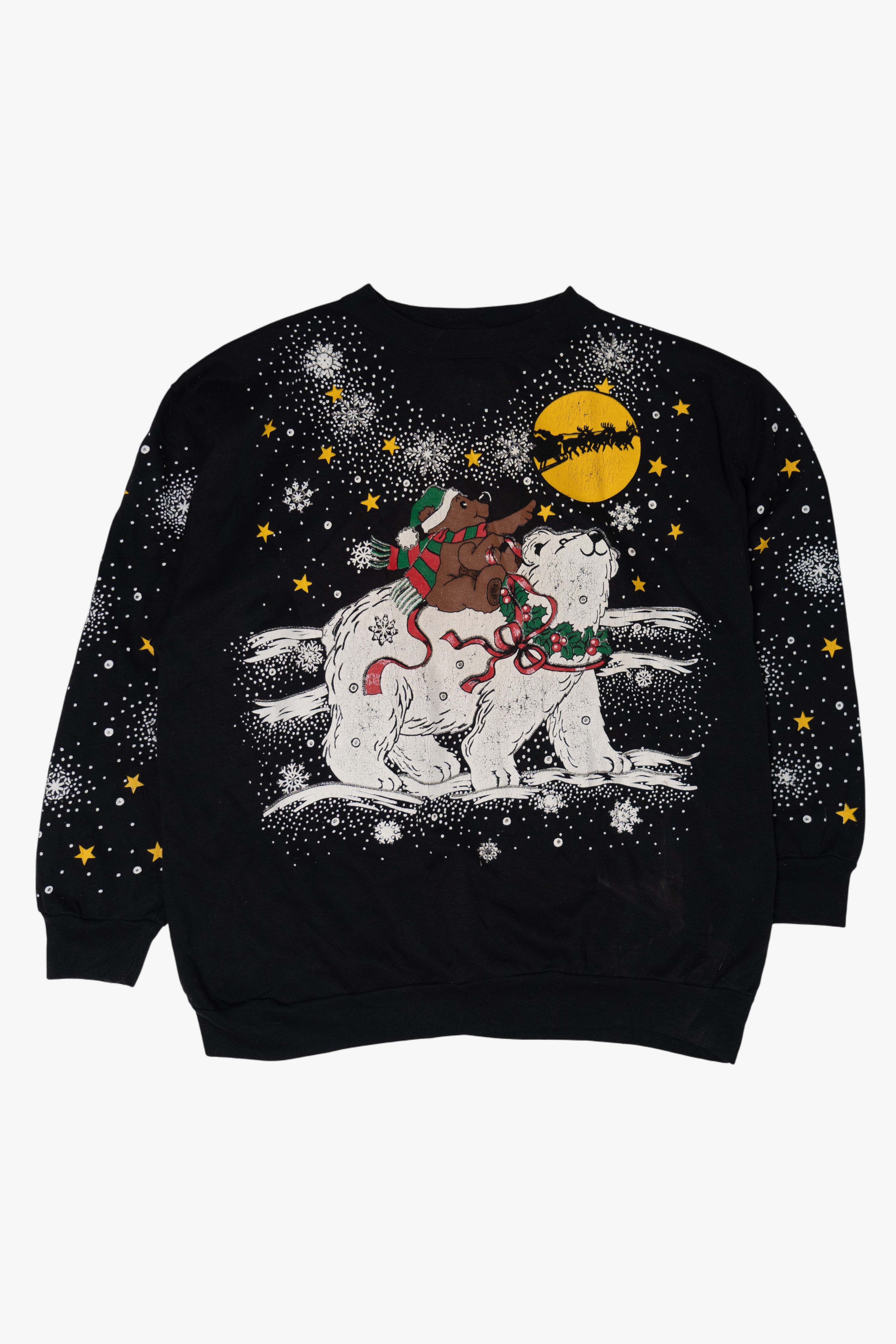 Vintage Bears Ugly Christmas Pullovers (1990s)