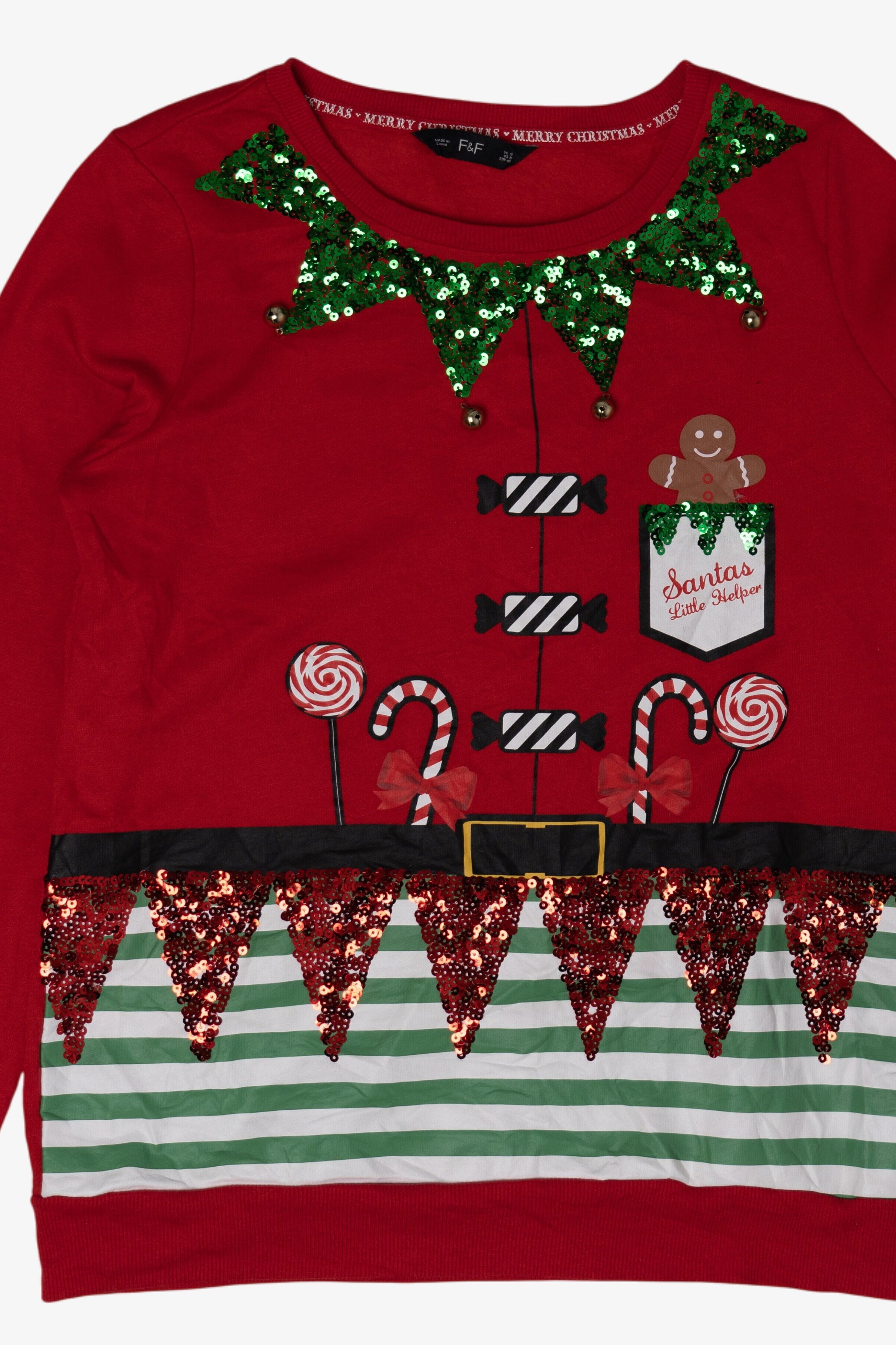 Vintage Elf Shirt Ugly Christmas Sweaters (2010s)