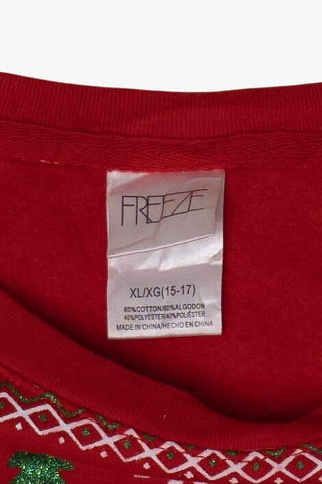 Vintage "Just Kidding Give Me Presents" Ugly Christmas Sweaters (2010s)