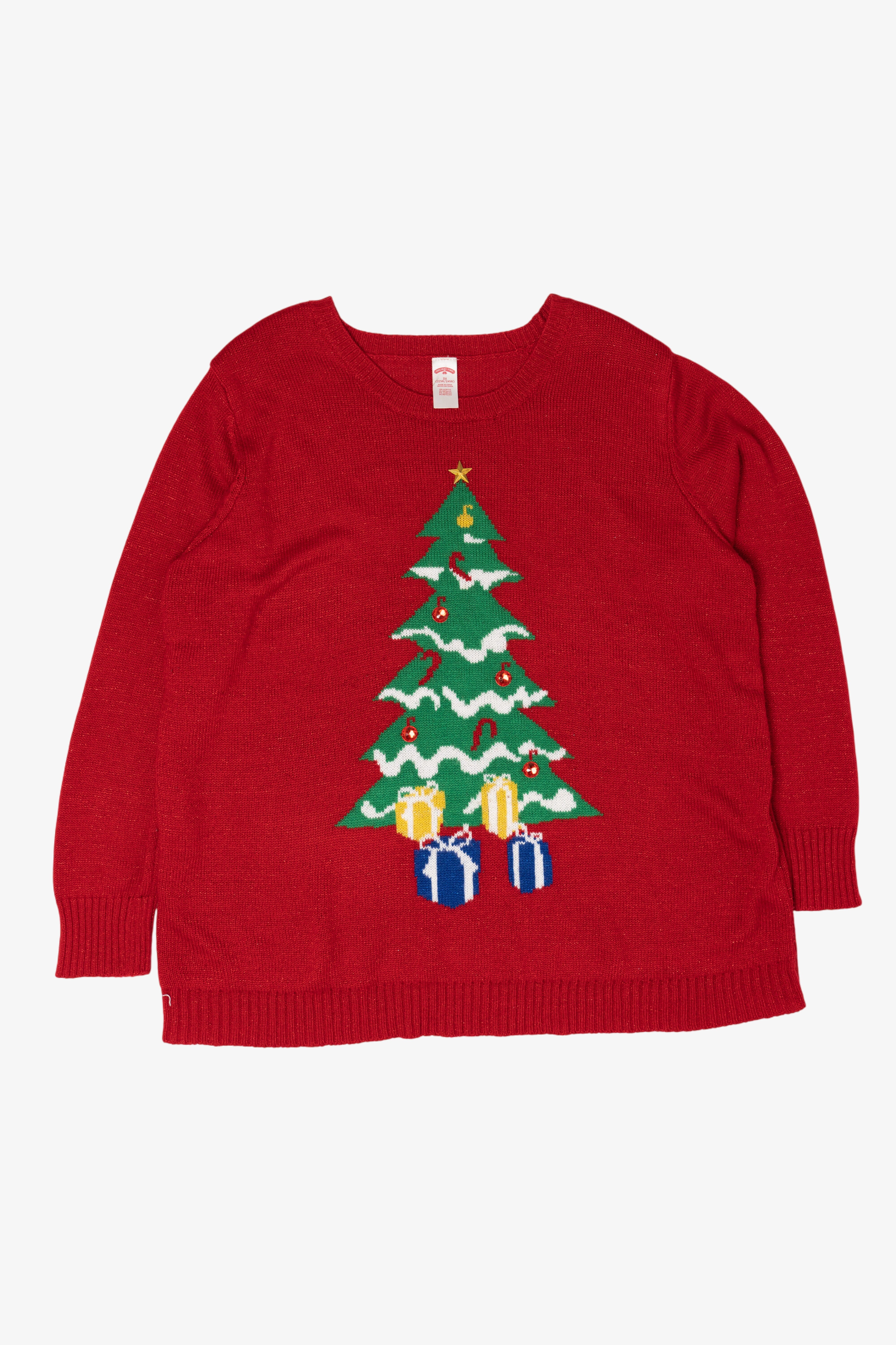 Vintage Christmas Tree Ugly Christmas Sweaters (2010s)