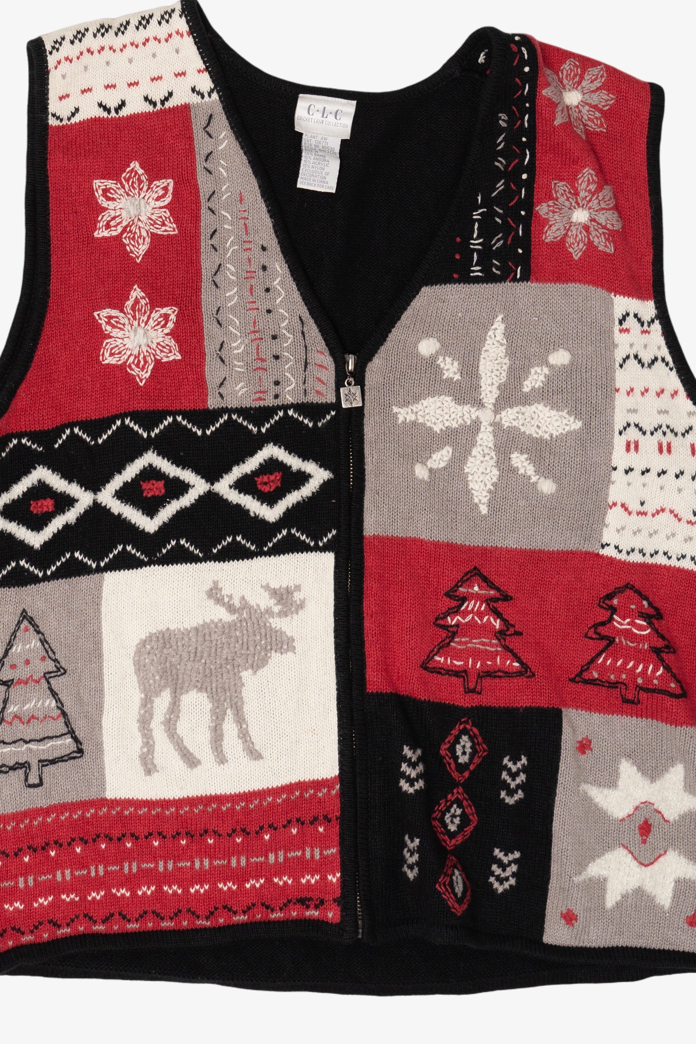 Vintage Cricket Lane Collection Ugly Christmas Vest (1990s)