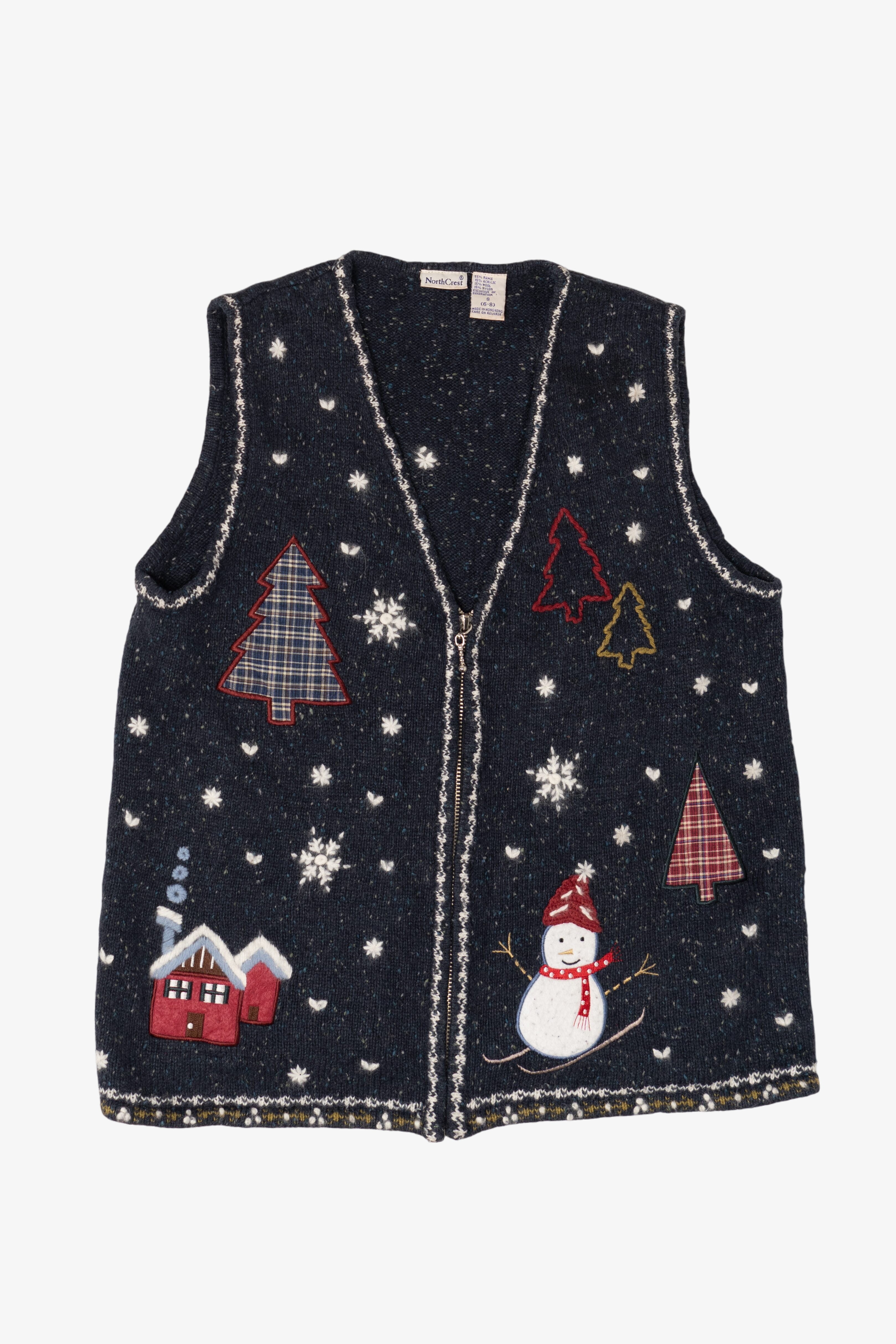 Vintage Northcrest Ugly Christmas Vest (1990s)