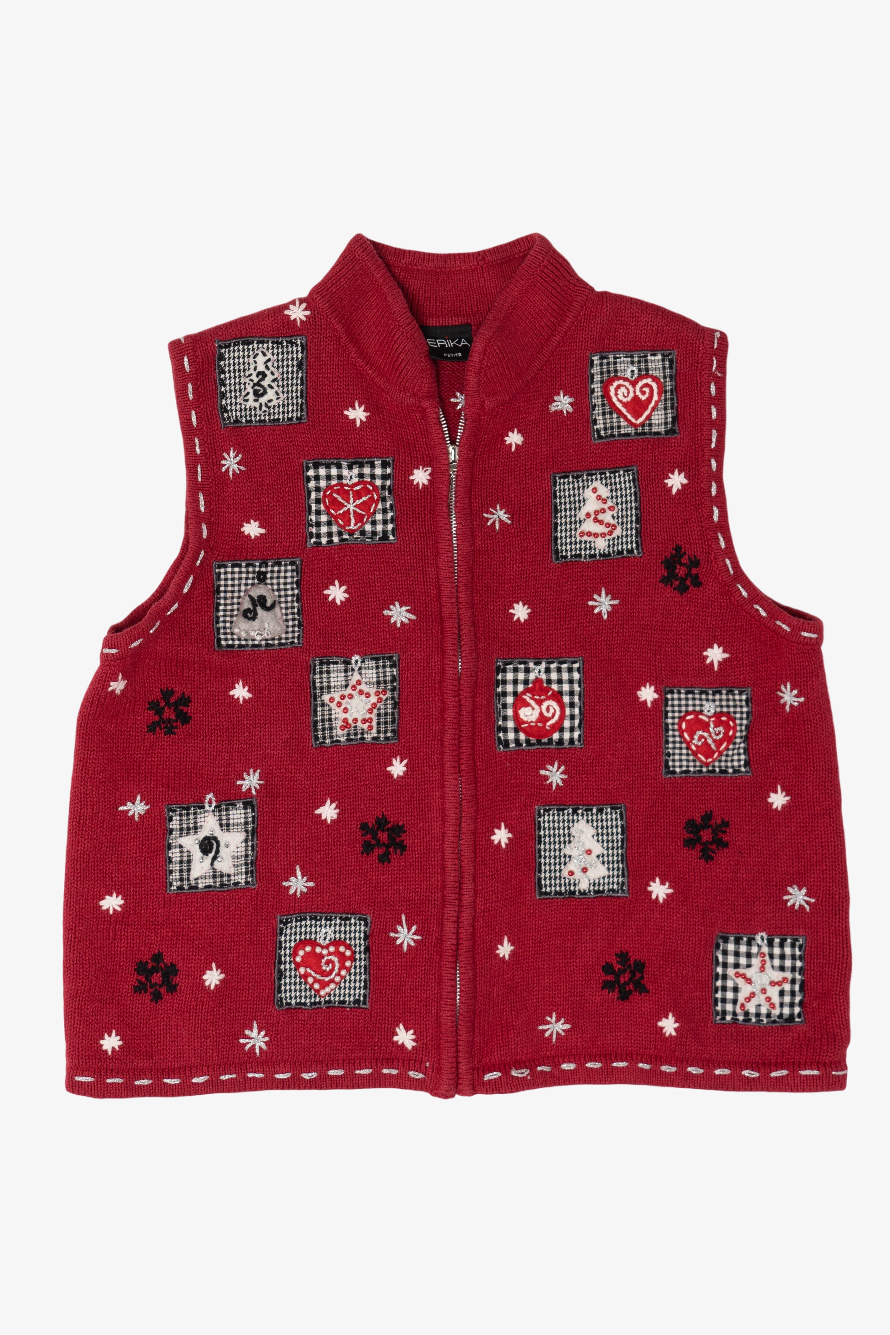 Vintage Erika Ugly Christmas Vest (2000s)