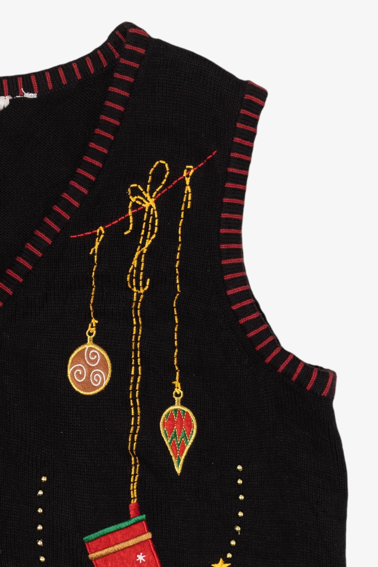 Vintage Stockings Ugly Christmas Vest (2000s)