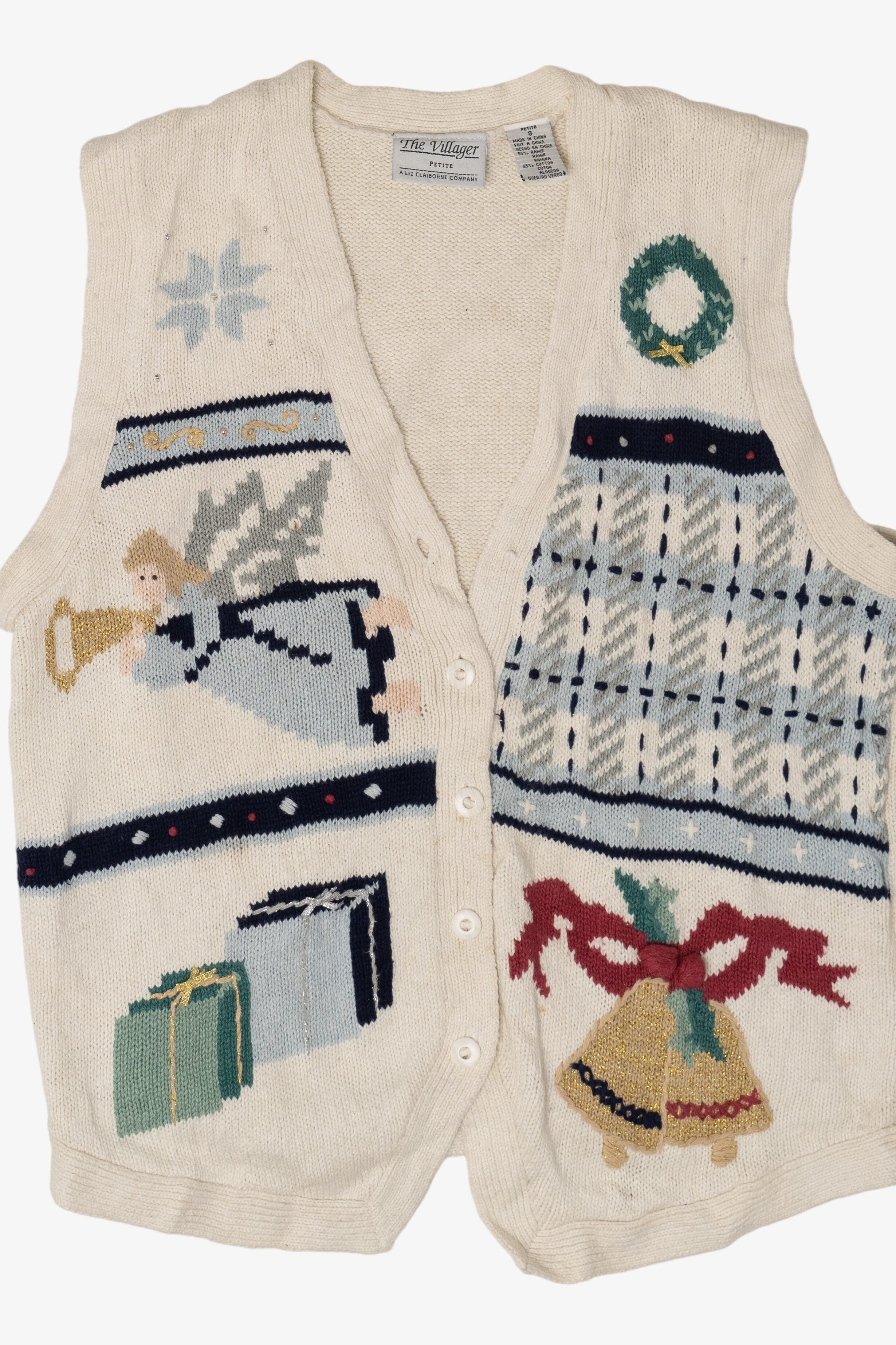 Vintage The Villager Ugly Christmas Vest (2000s)