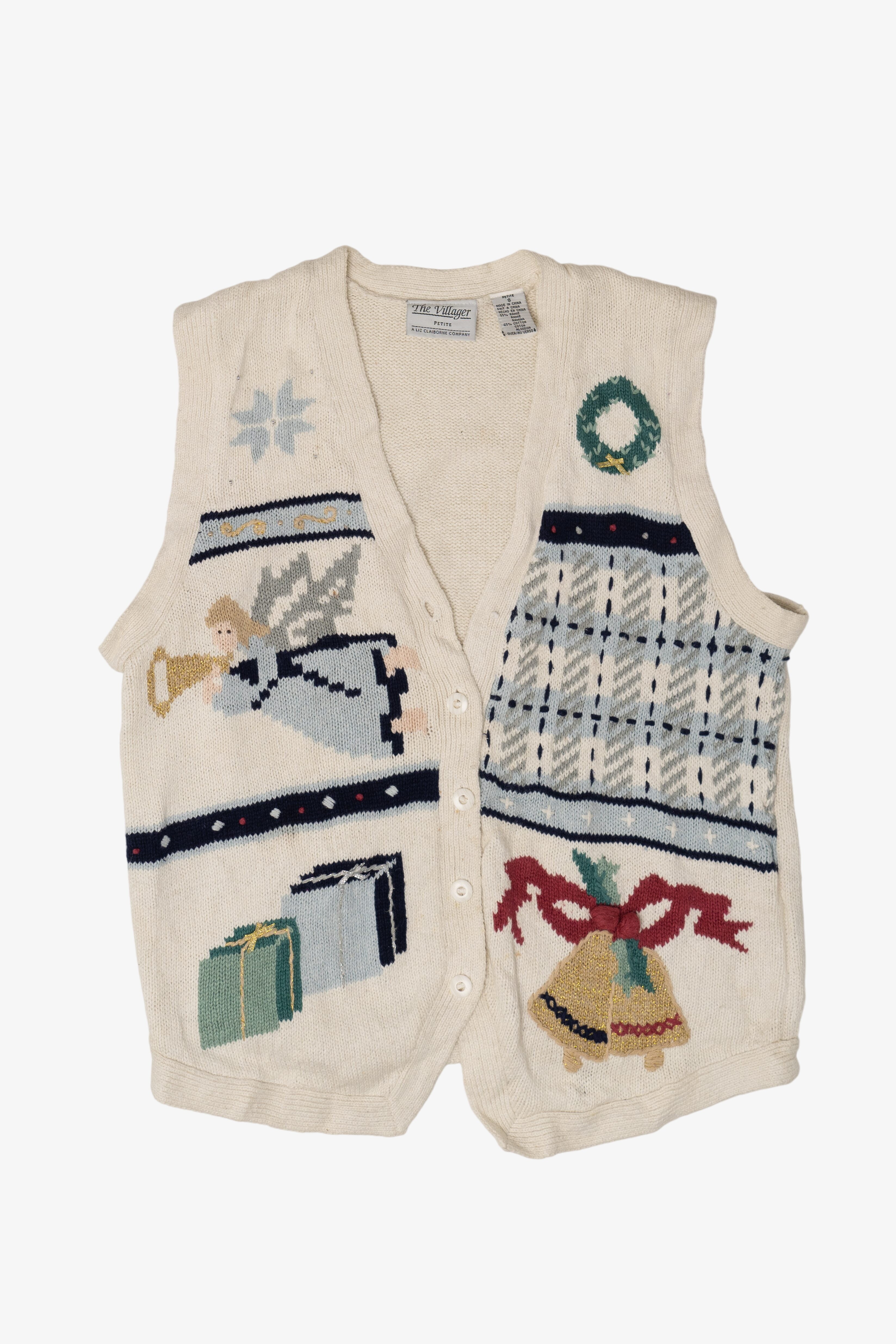 Vintage The Villager Ugly Christmas Vest (2000s)