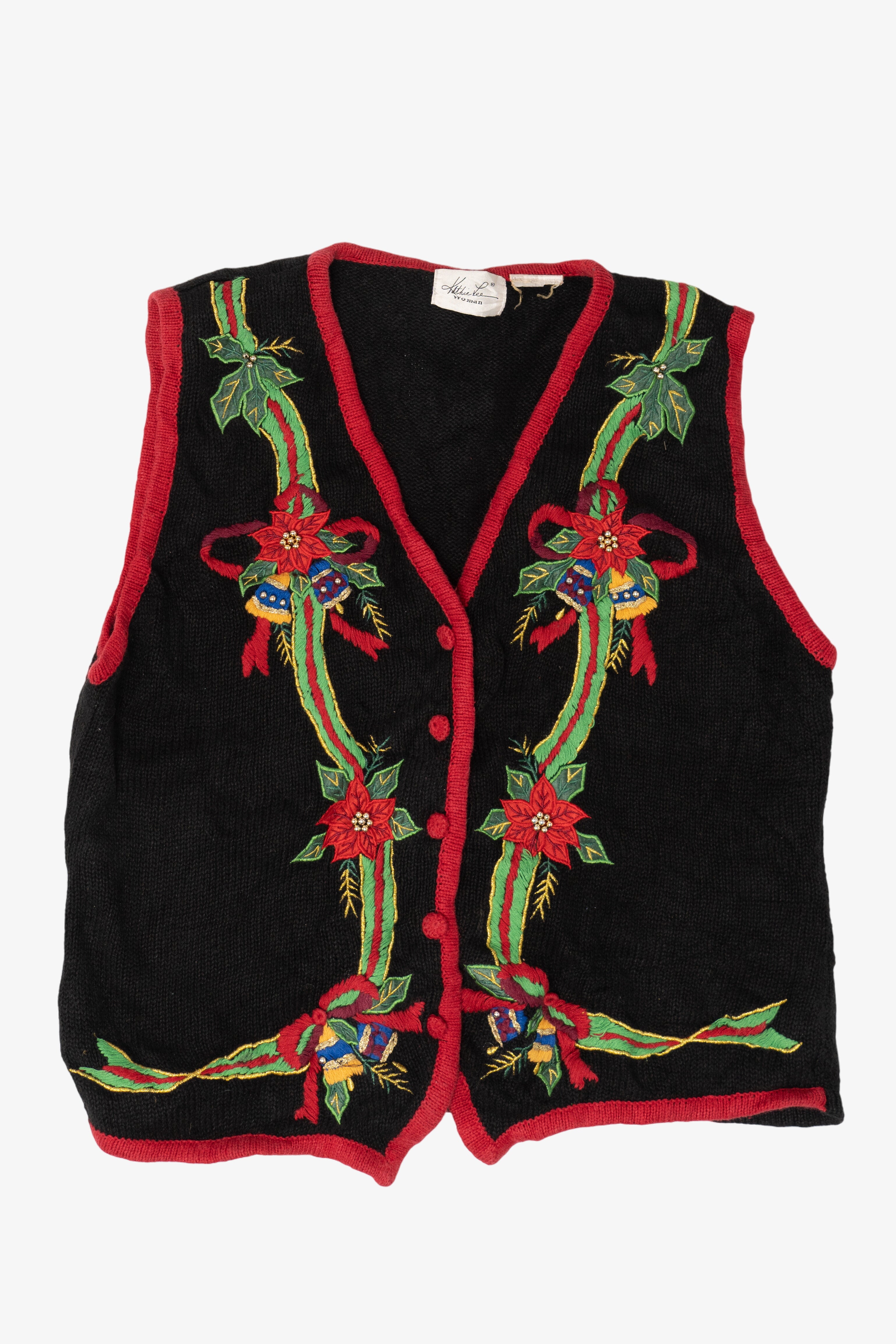 Vintage Kathie Lee Ugly Christmas Vest (2000s)