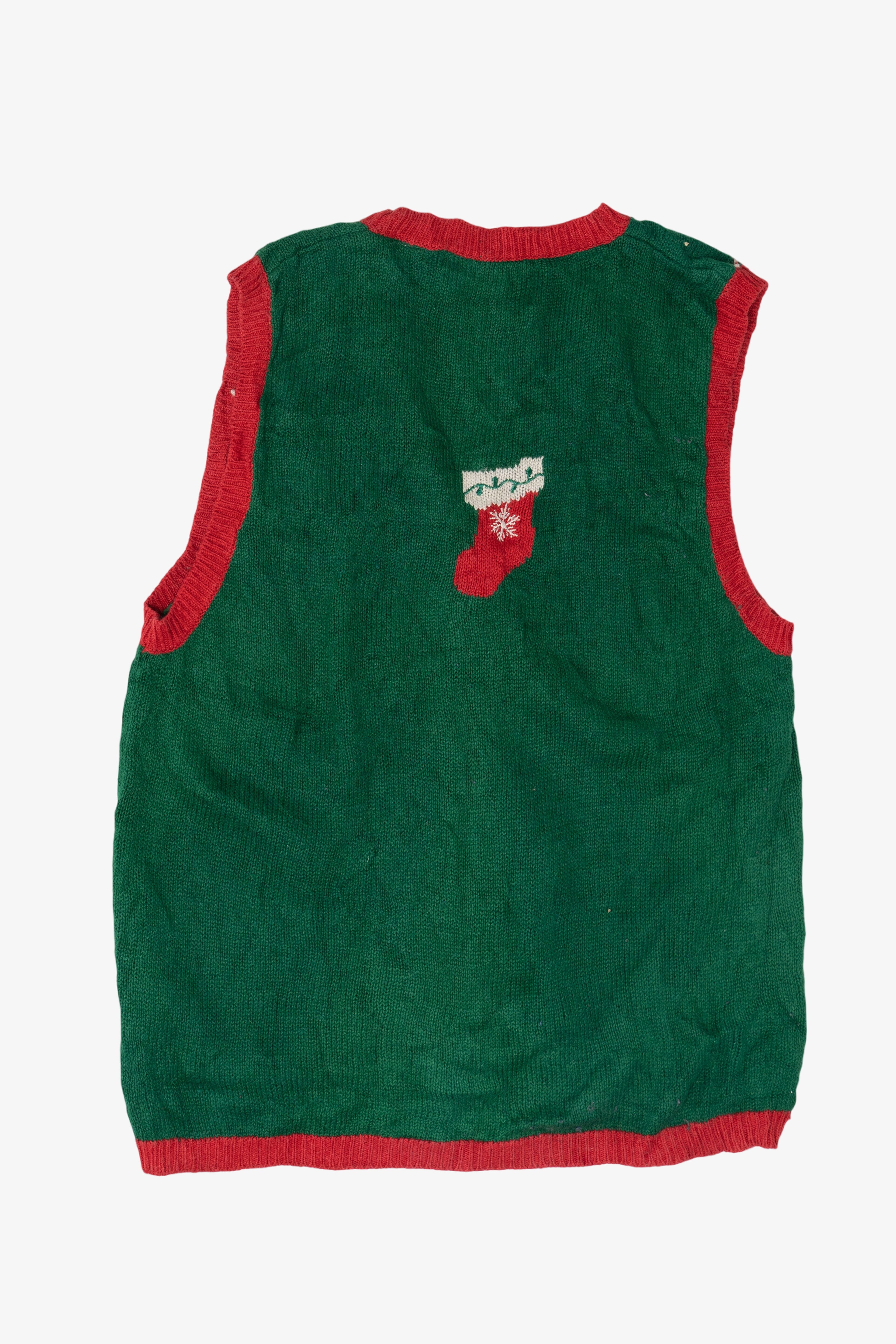 Vintage Stockings Ugly Christmas Vest (1990s)