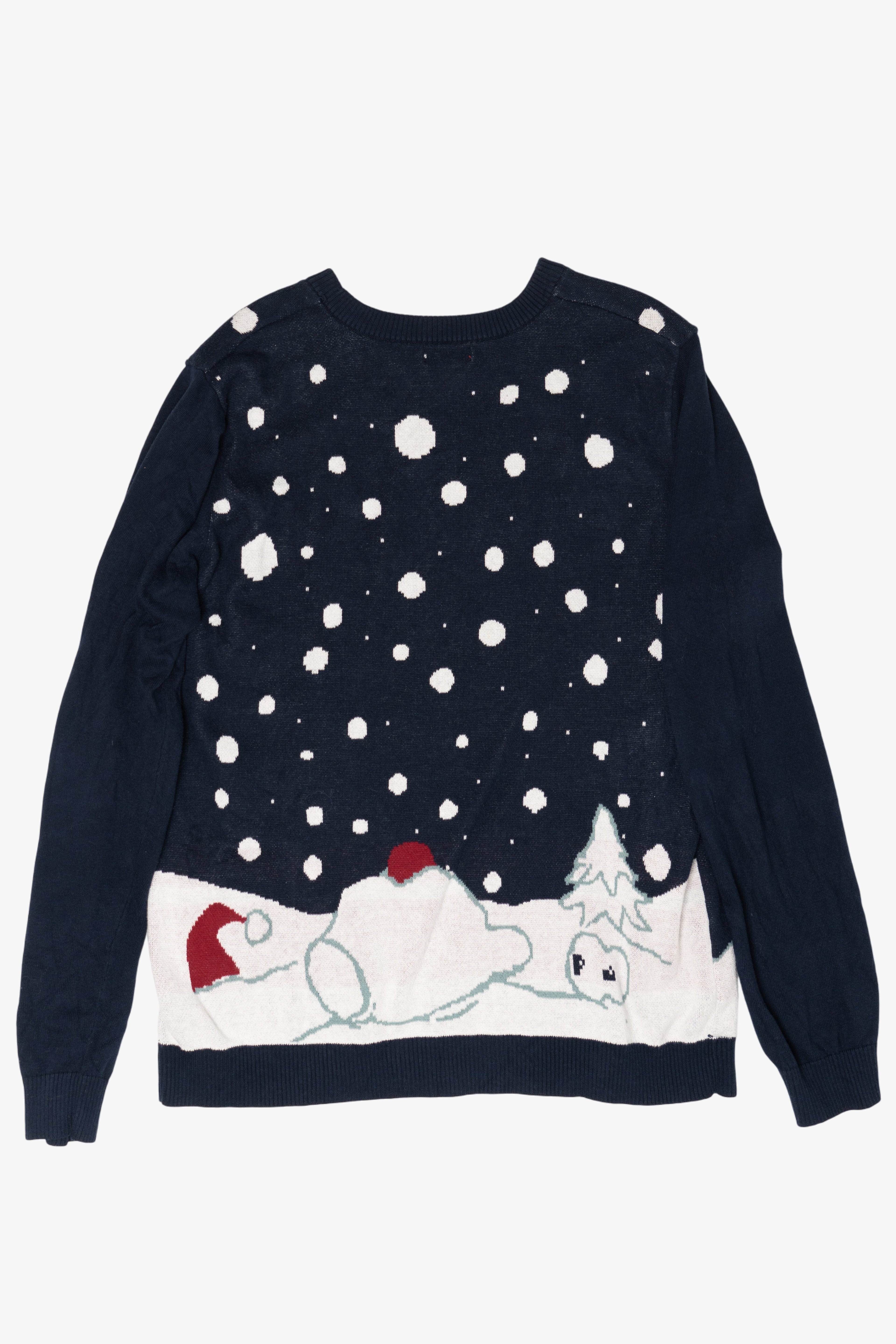 Modern Skiing Snowman Ugly Christmas Pullovers (2010s)