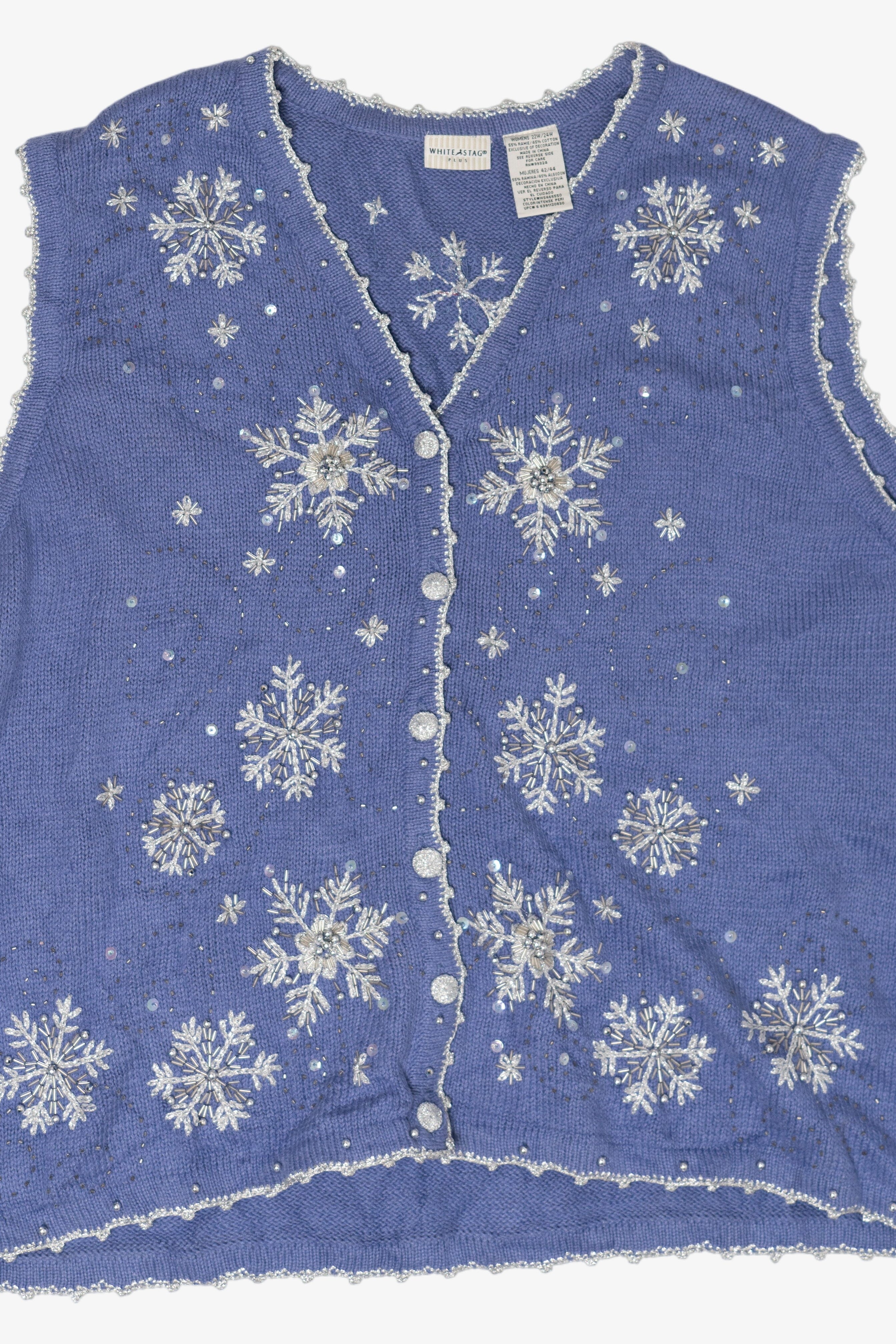 Vintage White Stag Ugly Christmas Vest (2000s)