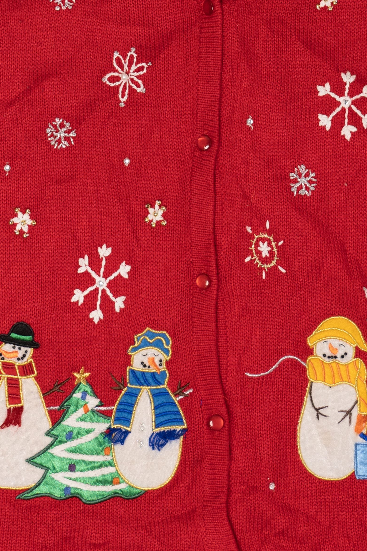 Vintage Snowmen Ugly Christmas Vest (2000s)