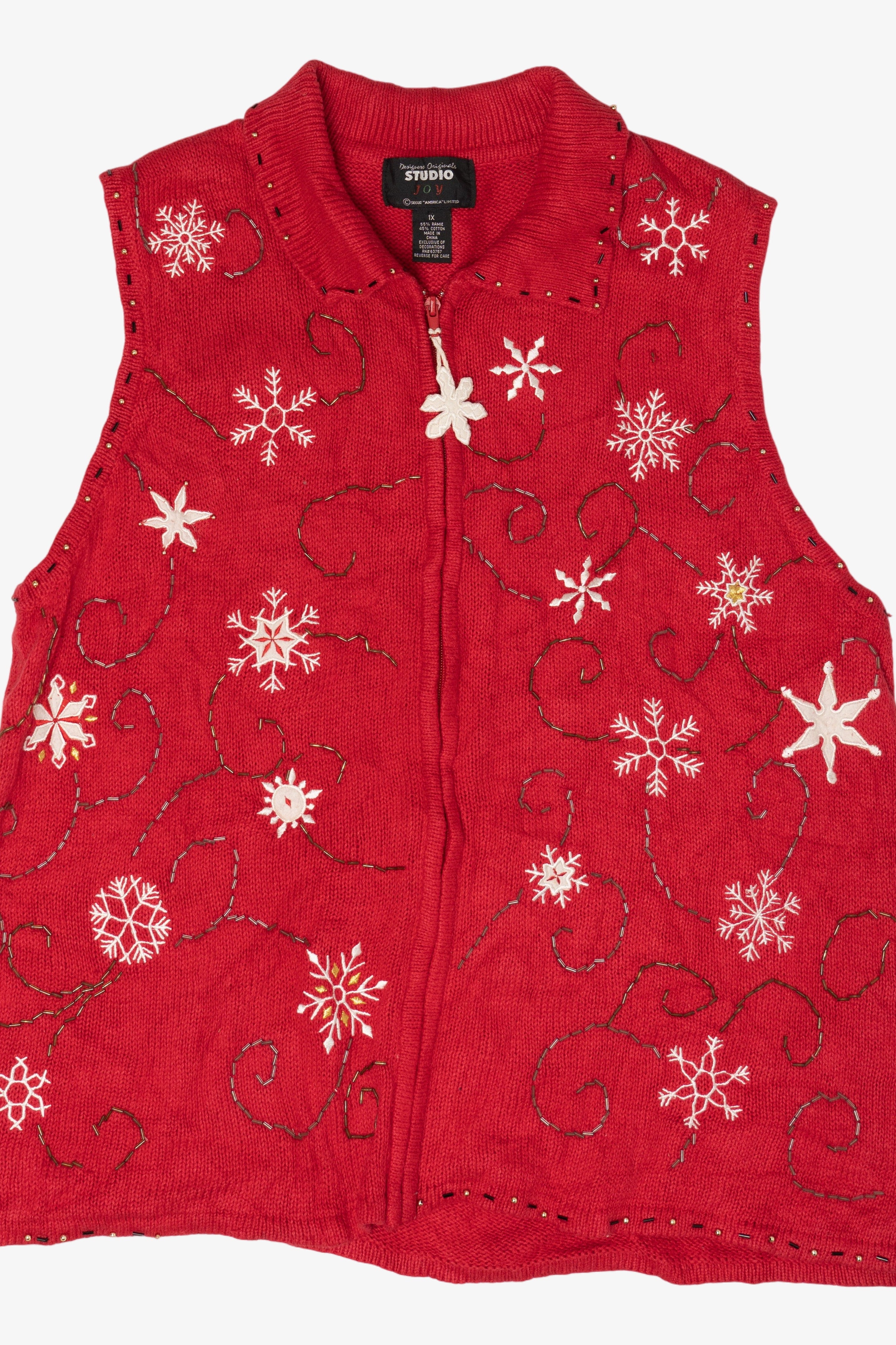 Vintage Studio Joy Ugly Christmas Vest (2000s)