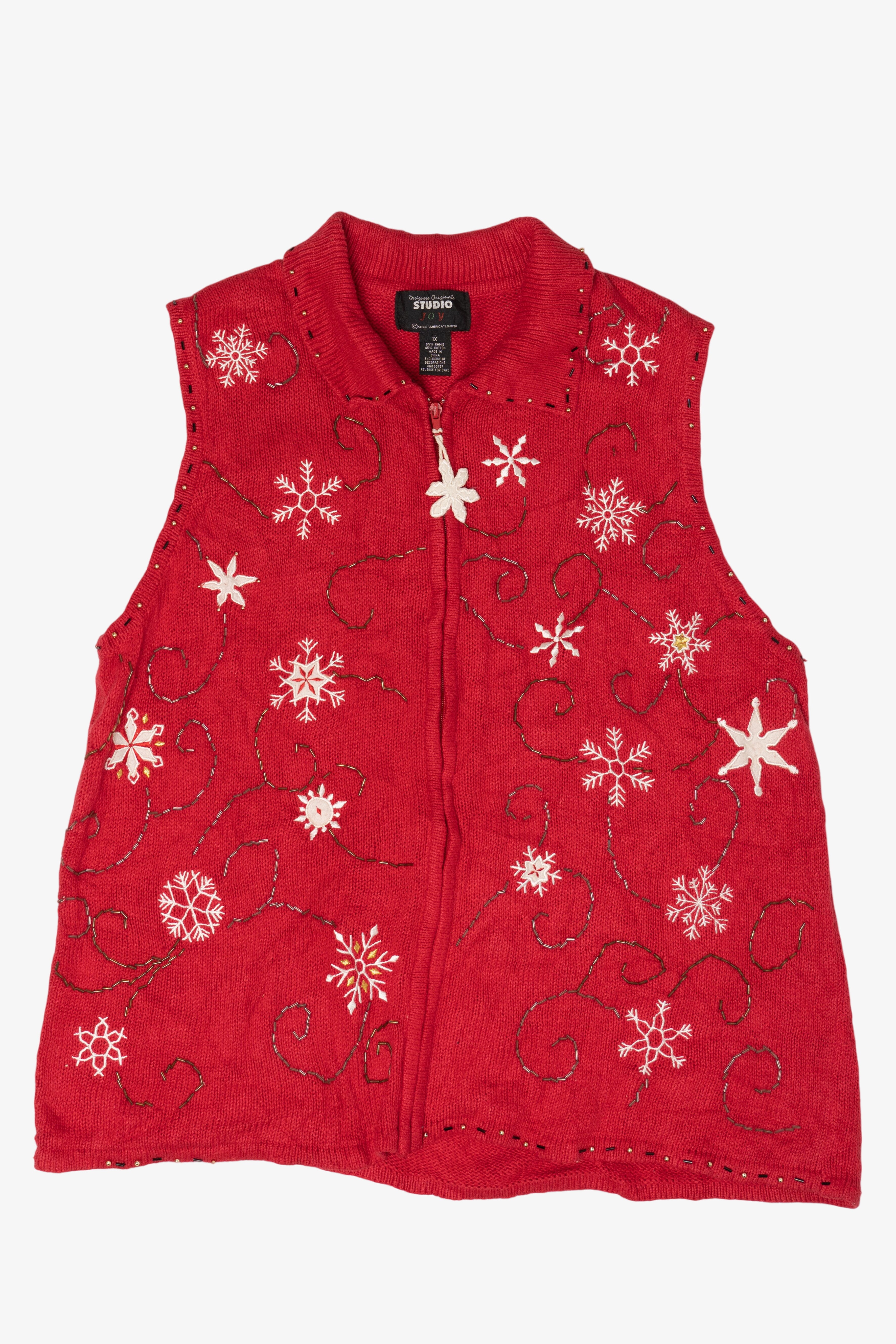 Vintage Studio Joy Ugly Christmas Vest (2000s)